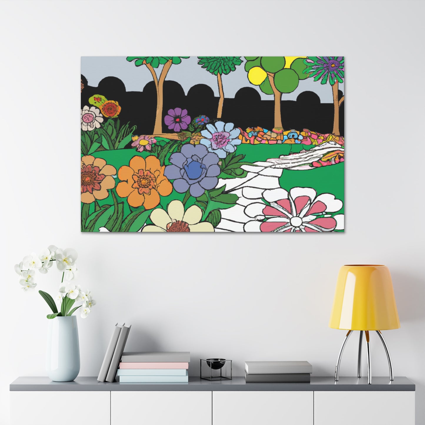 Gardenia Glade - Landscape - Canvas