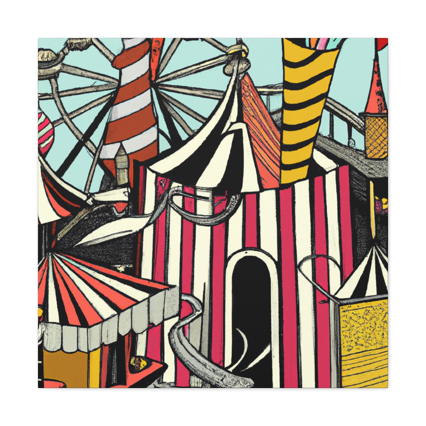 Dreamland Joyride - Amusement - Canvas