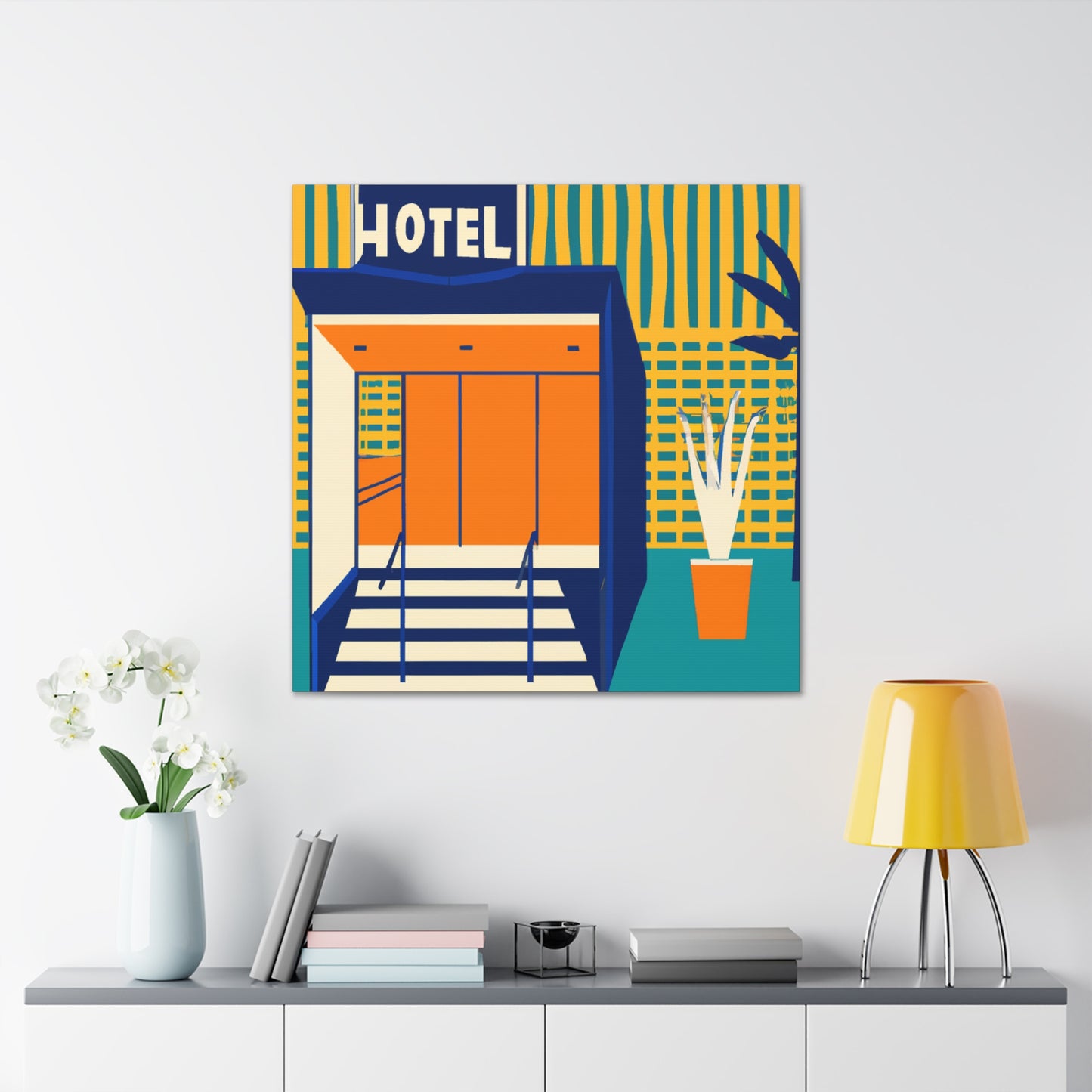 "Dazzle- Midcentury" - Canvas