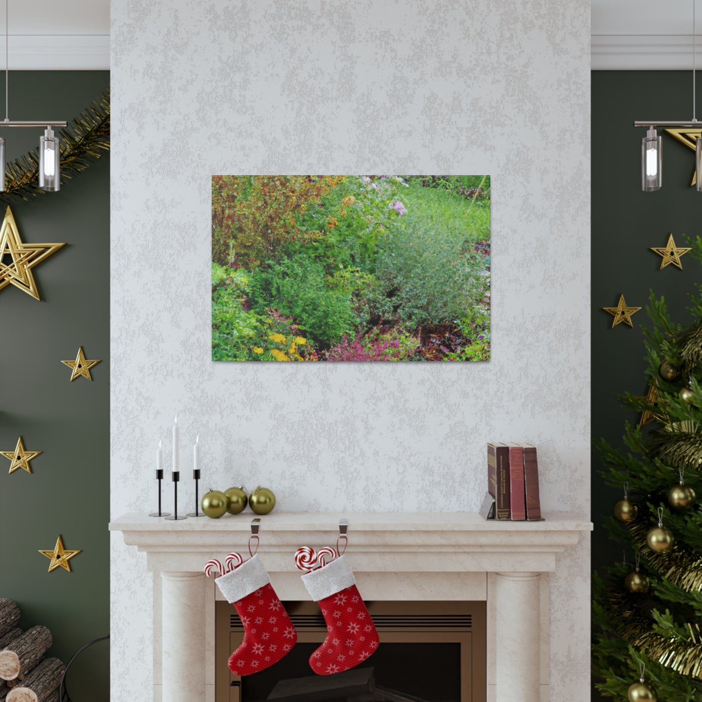 Summertime Garden Dance. - Canvas - Floral