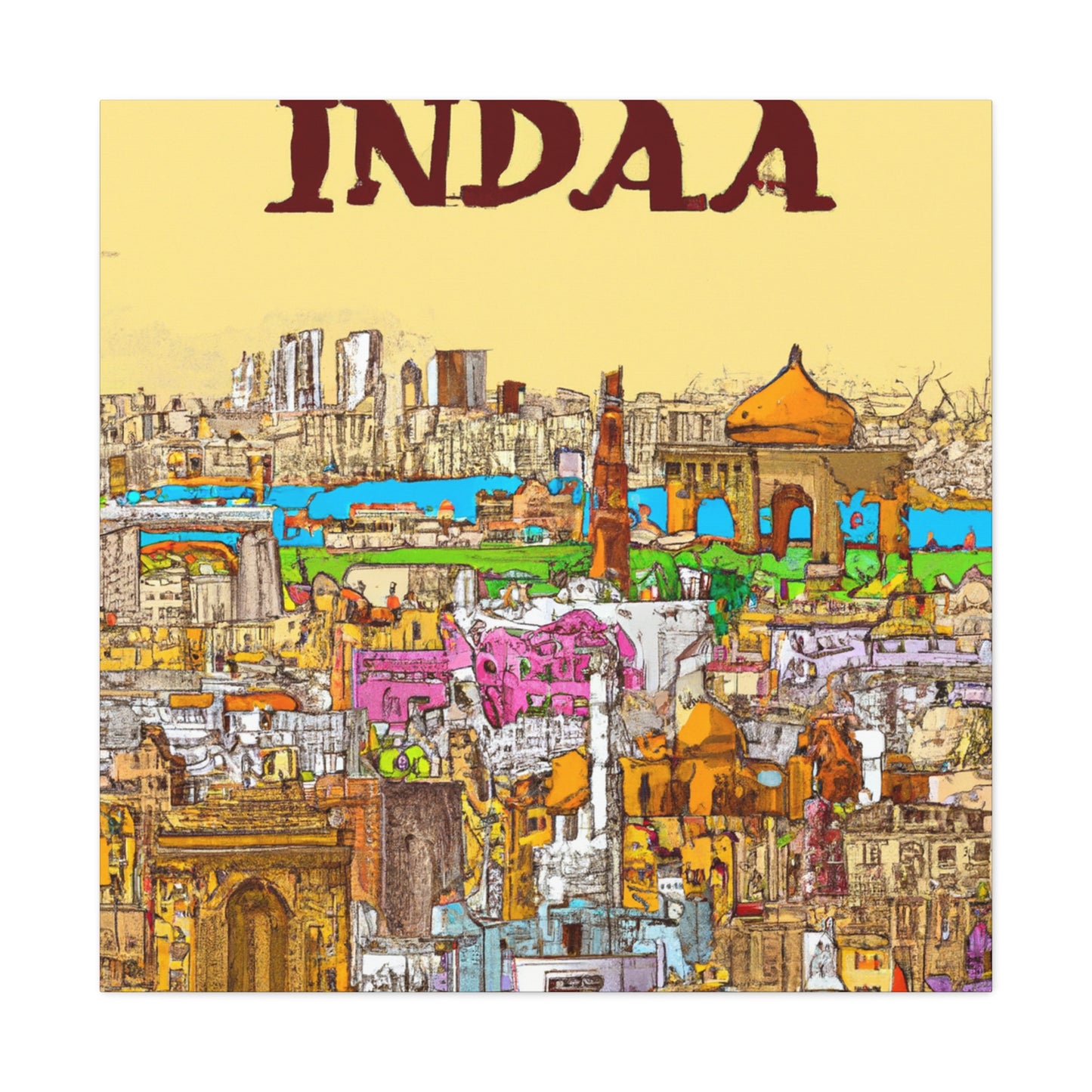 Exotic Rajasthan - Destination India - Canvas