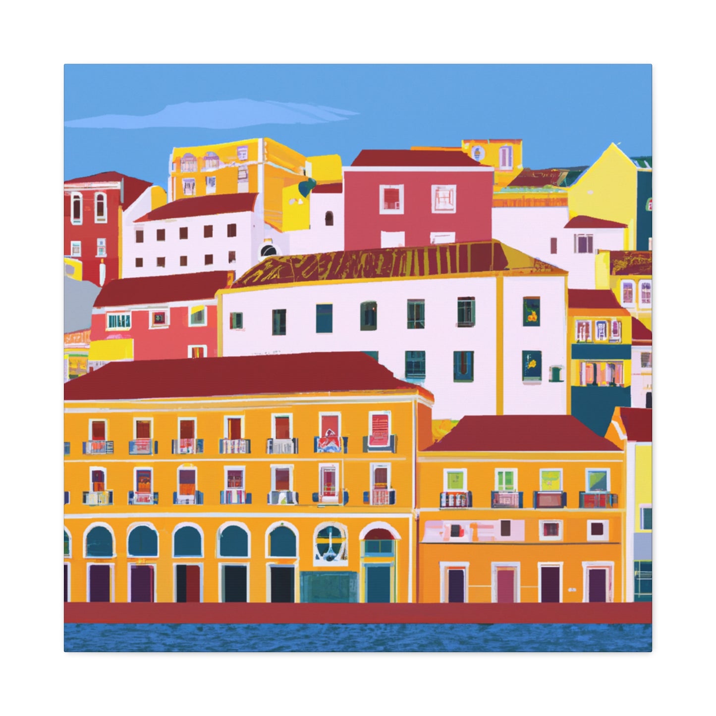 Vibrant Vista - Destination Portugal - Canvas