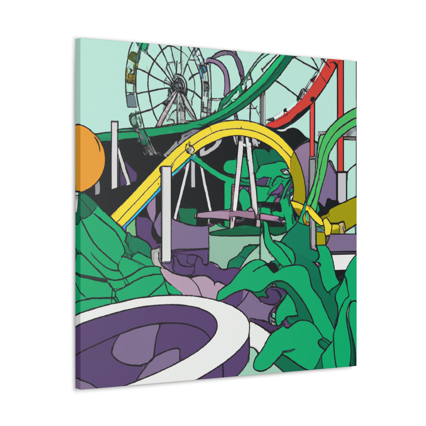 Floradise Landscape - Canvas