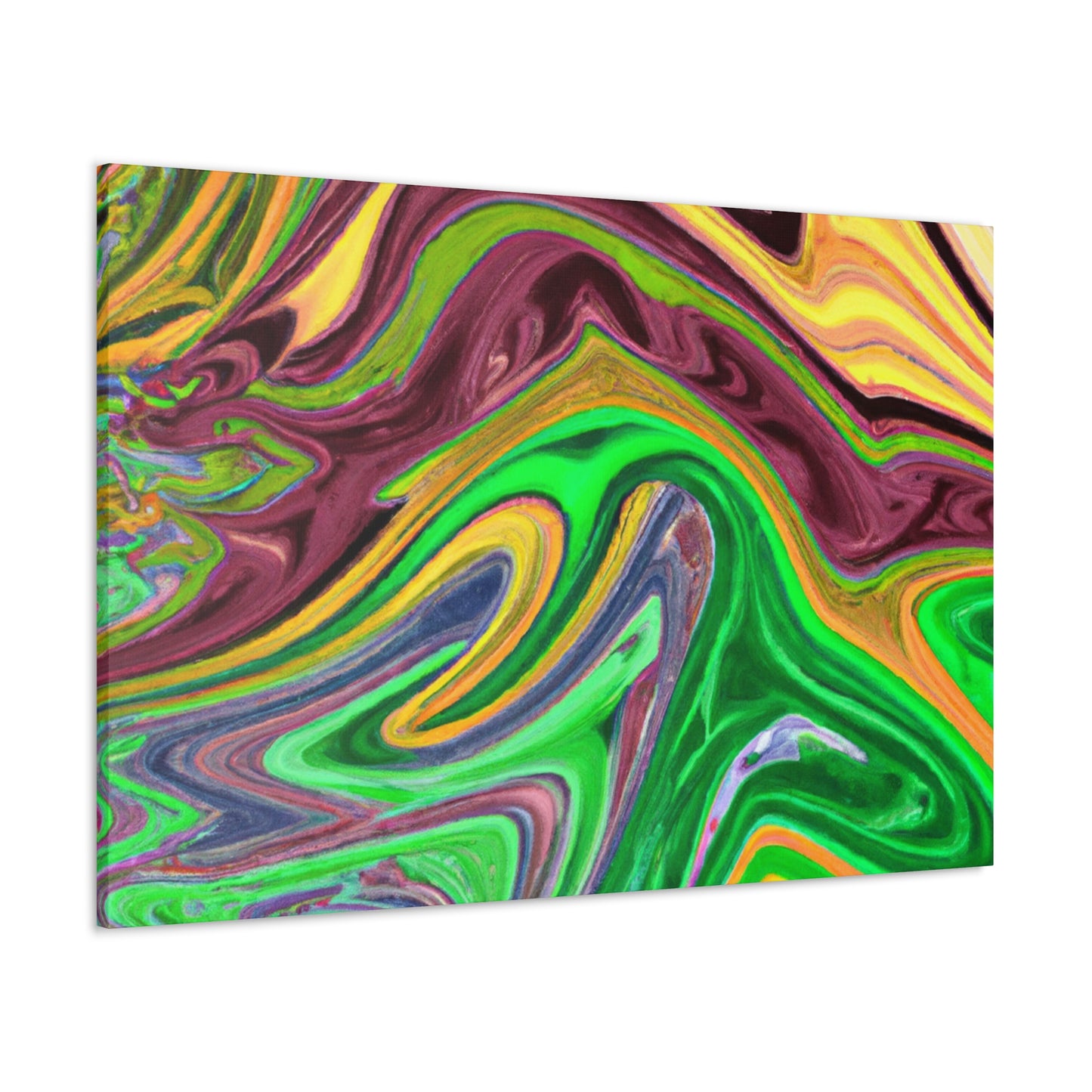 Aqua Lustre - Abstract - Canvas