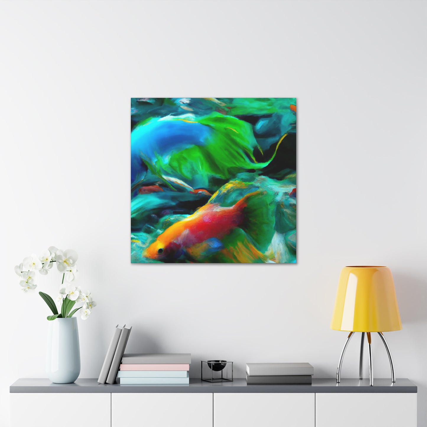 "Cresting Waves" - Underwater Canvas