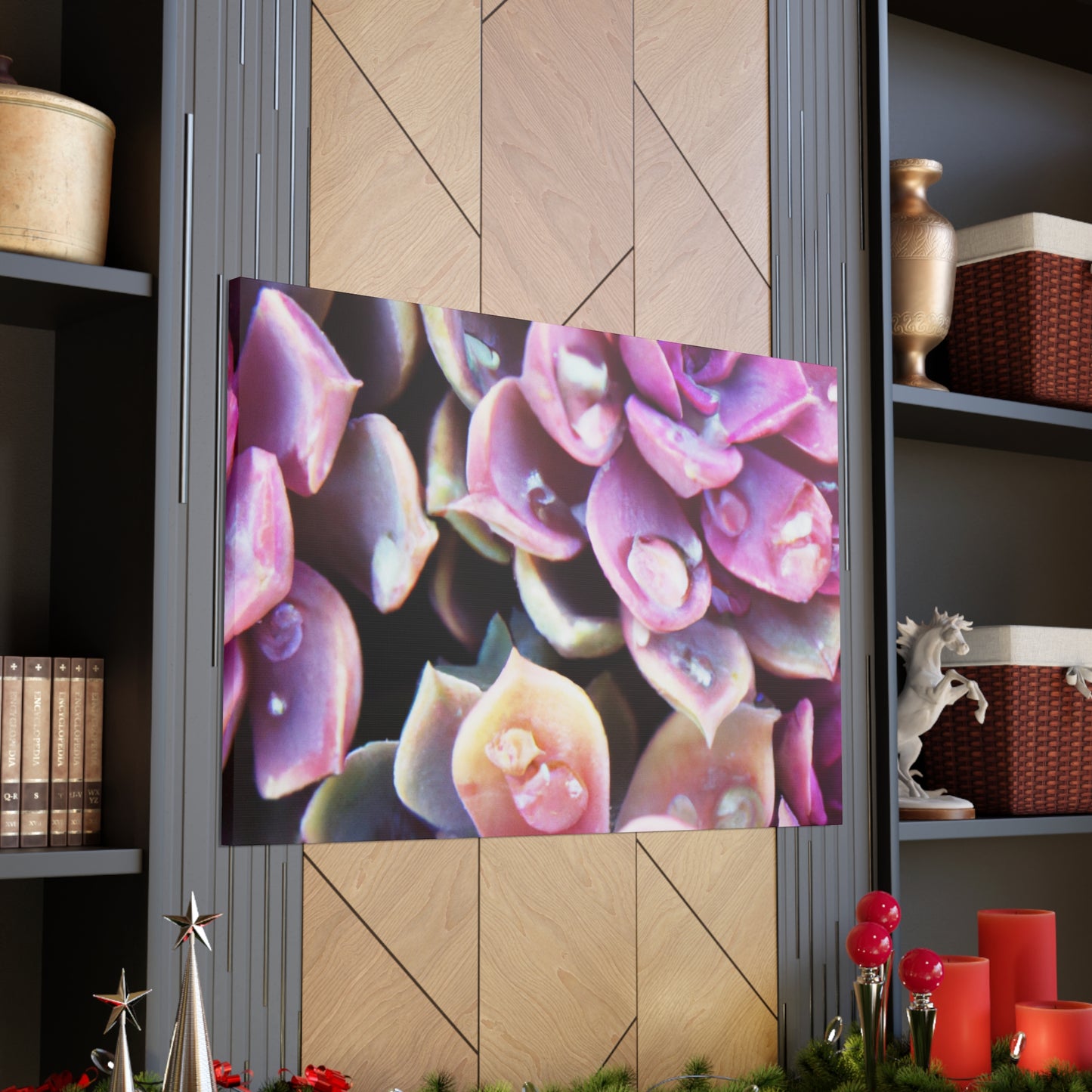 Garden of Splendor. - Canvas - Succulent