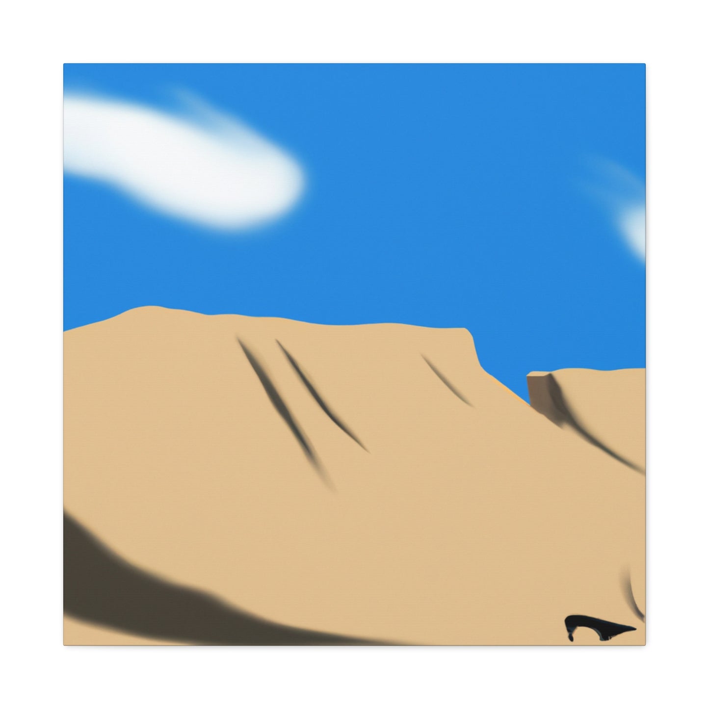 Sahara Oasis - Landscape - Canvas