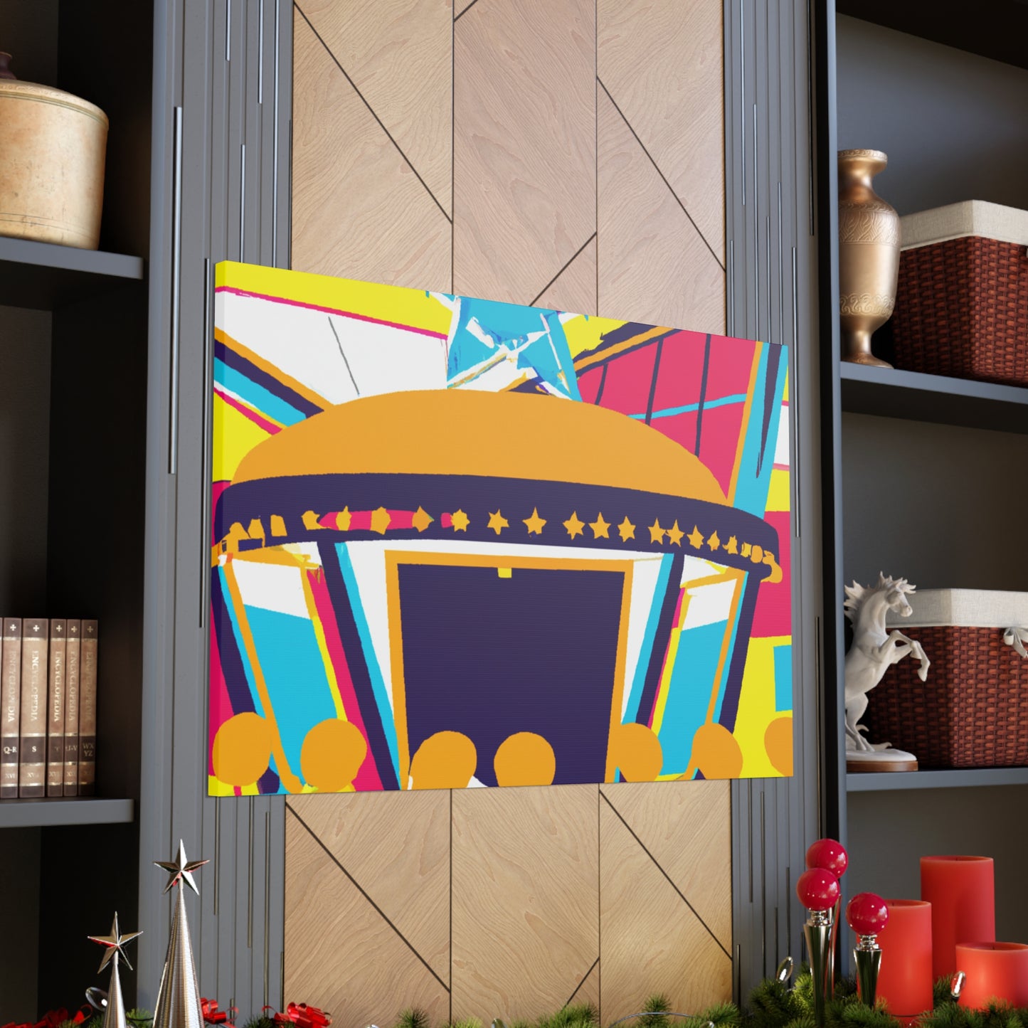 Rock-O-Rama Roller Rink - Canvas Pop Art