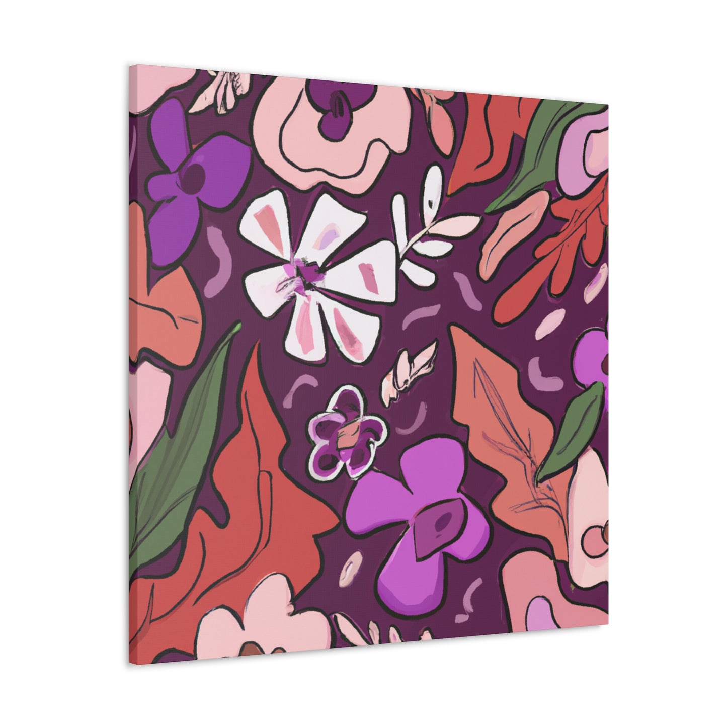 Blissful Bloom - Floral - Canvas
