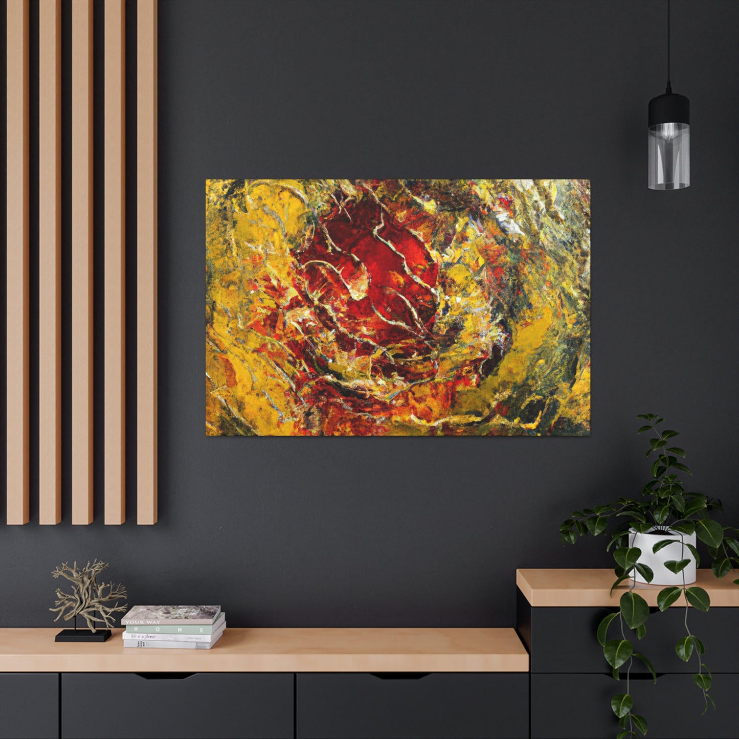Volcano - Abstract Canvas