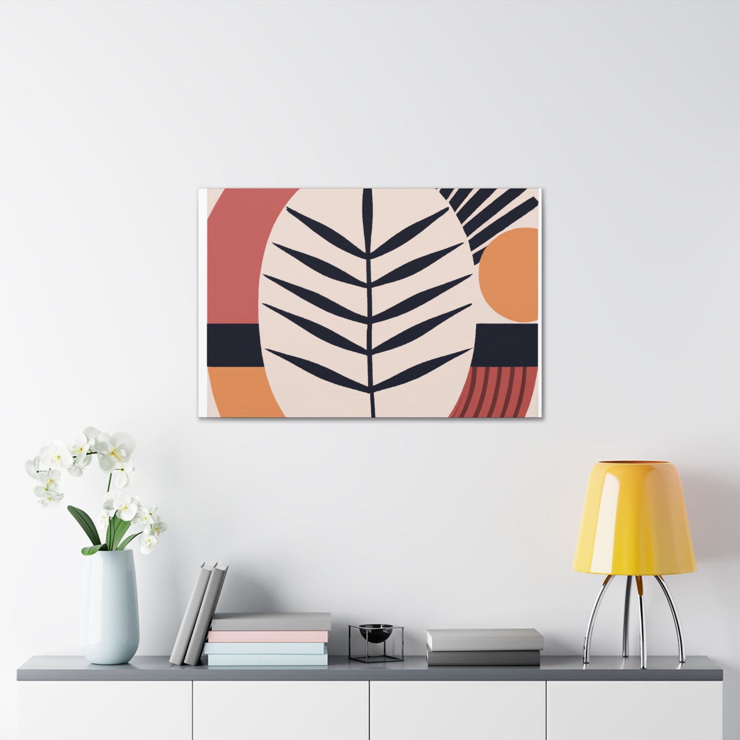 Leafy Slothion - Midcentury Canvas
