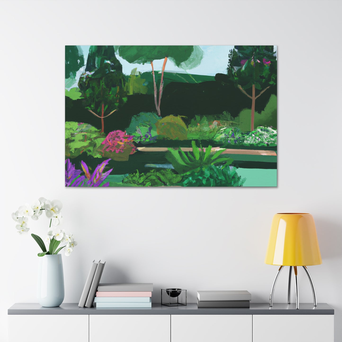 Flowering Fields - Landscape - Canvas