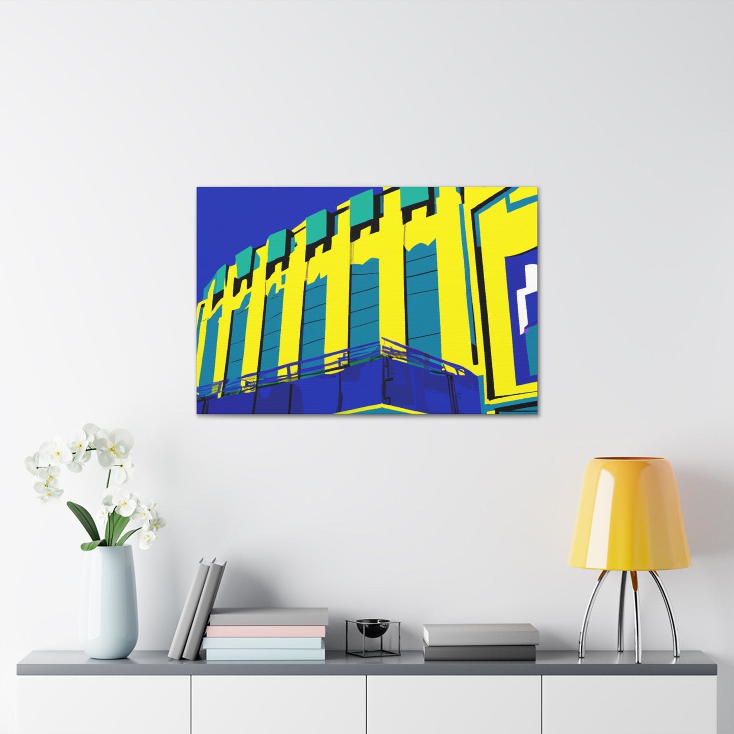 Moolah's Family Funplex - Architectural Canvas Pop Art