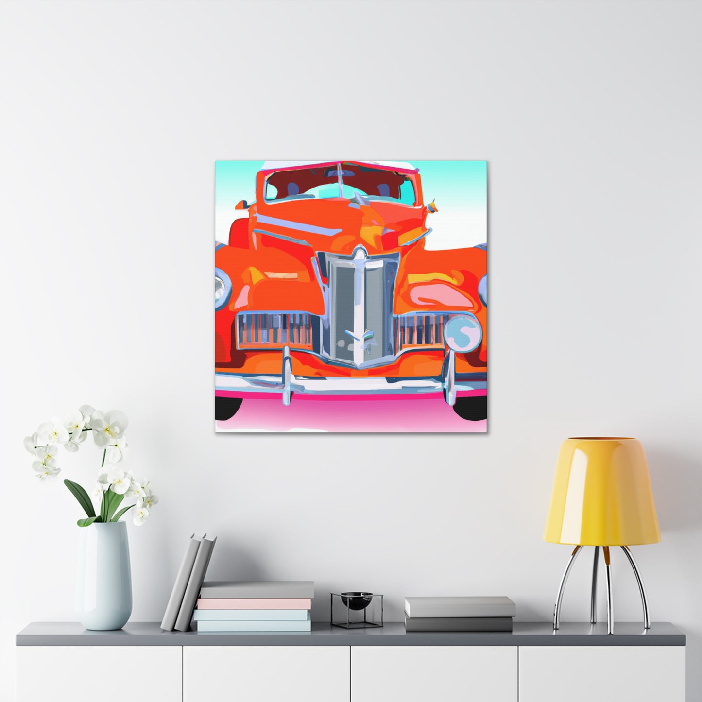 Ford Model T - Automobile - Canvas