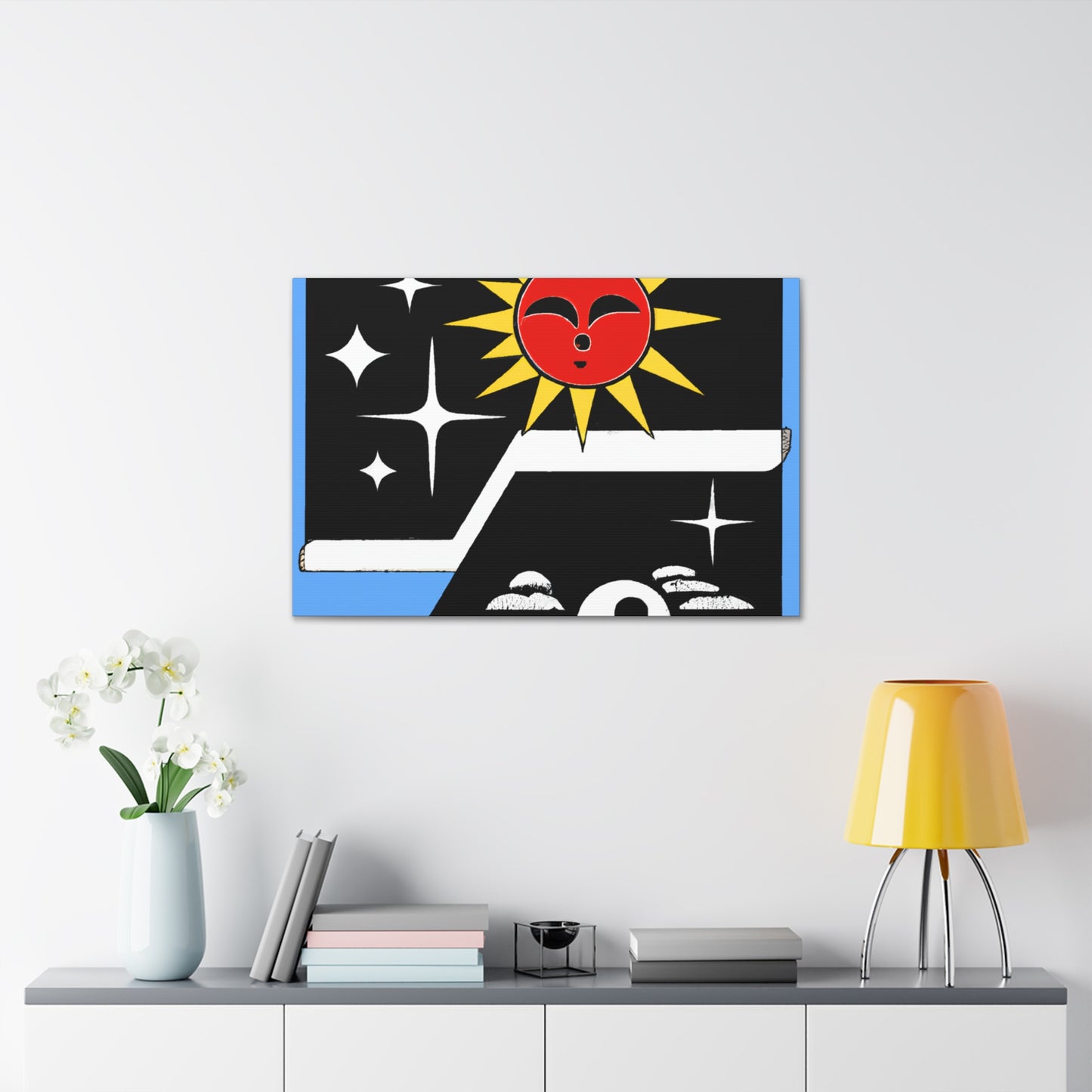 Cottontail Pouncer - Midcentury Canvas