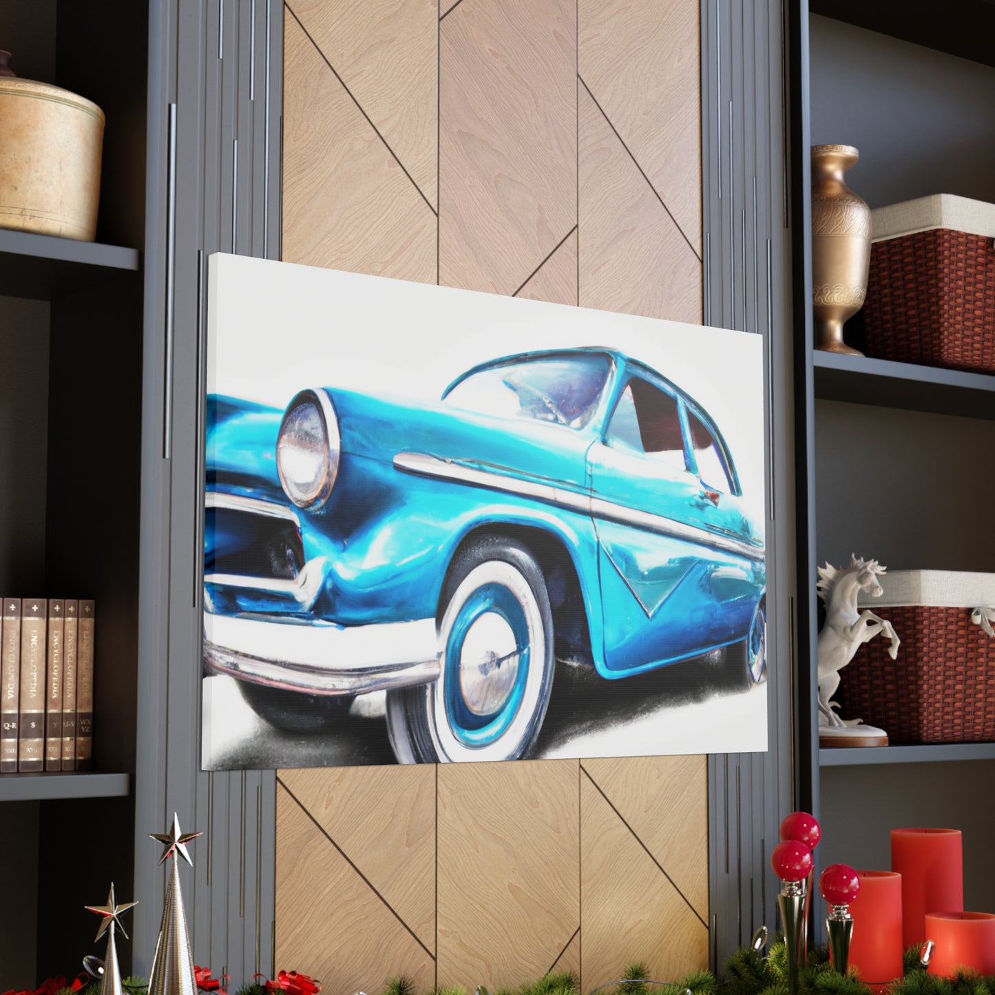 Old Bluey- Automobile Canvas