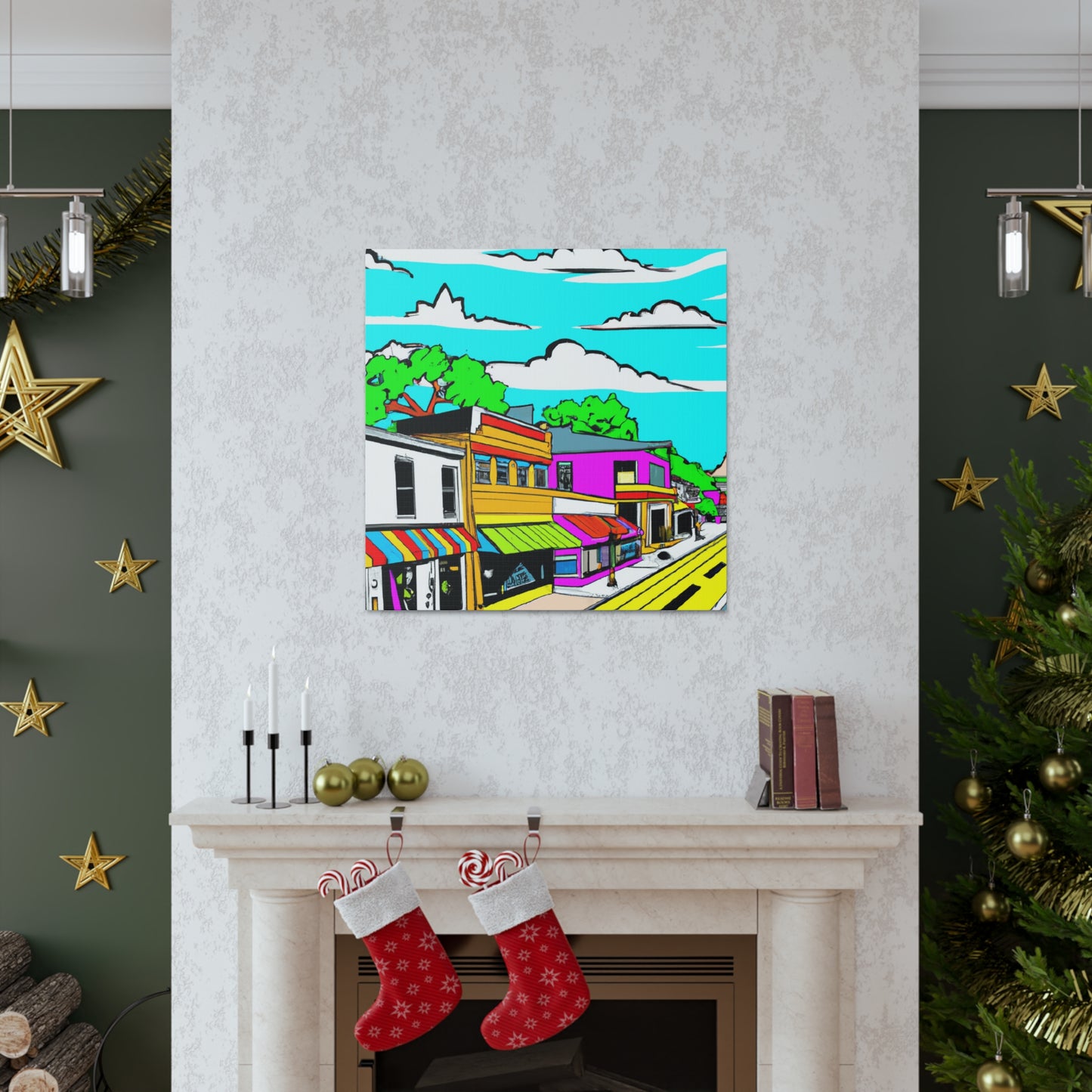 Specialville Avenue - Architectural Canvas Pop Art
