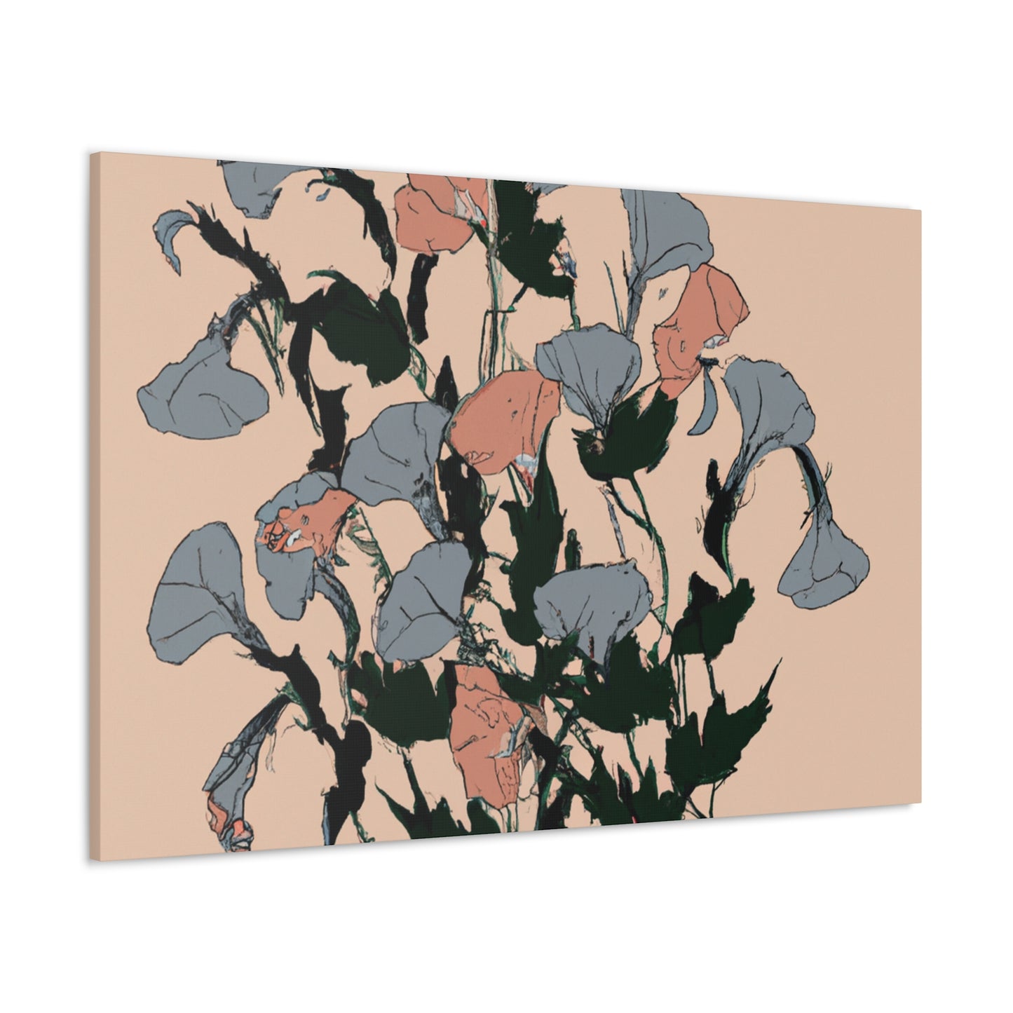 Petunia Petals - Floral - Canvas