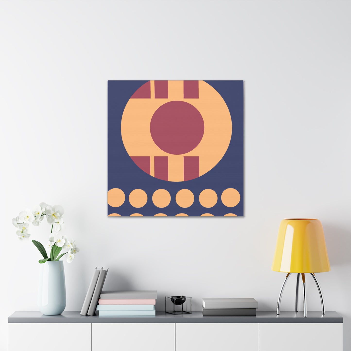 Kaleidoscope Radiance - Midcentury - Canvas