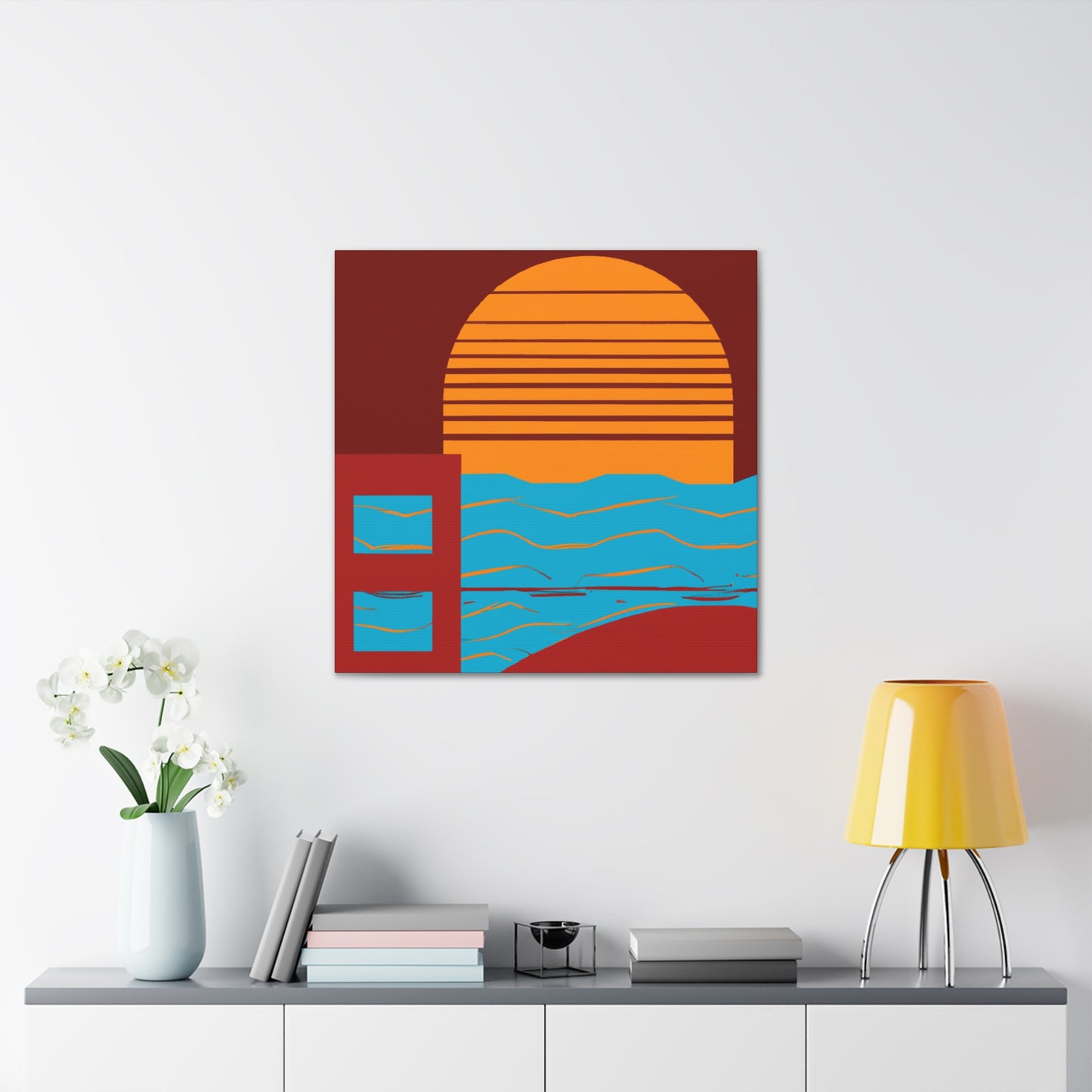 Funky Motion- Midcentury - Canvas
