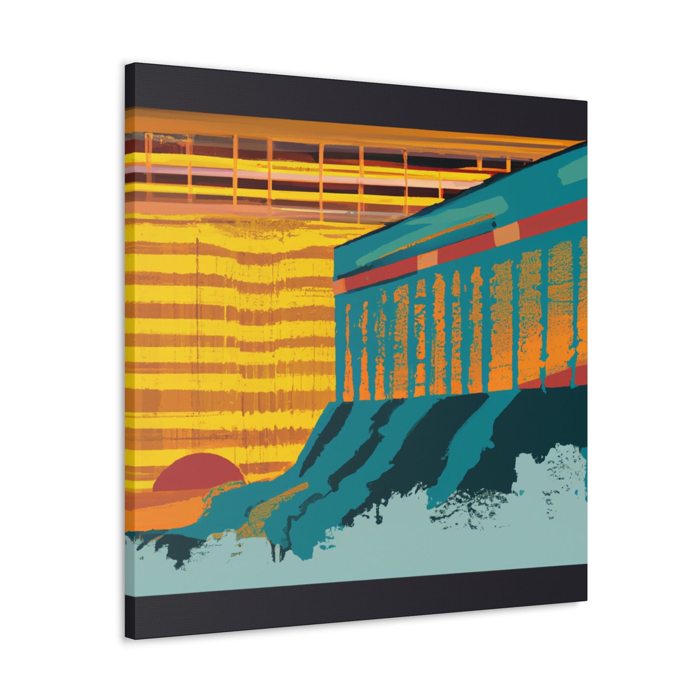 Furfin Flying Fox - Midcentury Canvas