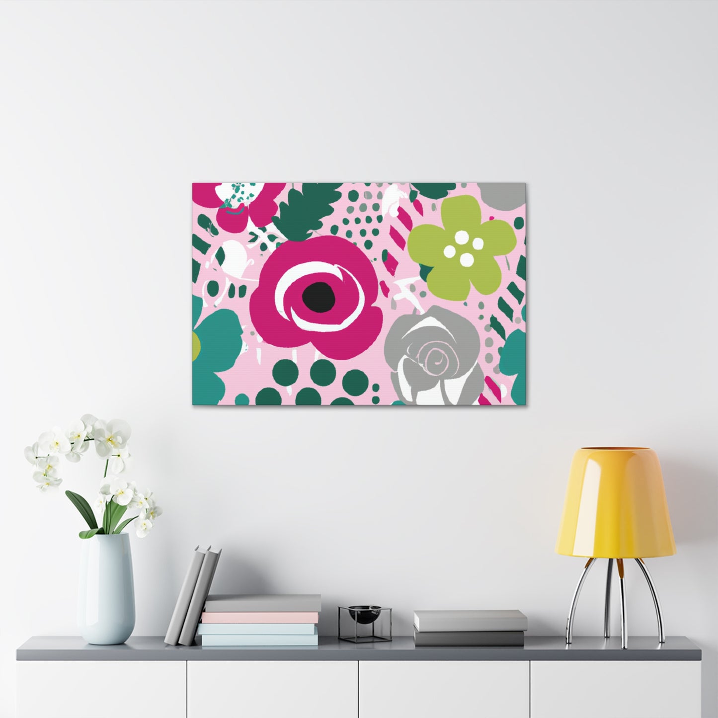 "Floral Fervor" - Floral Canvas