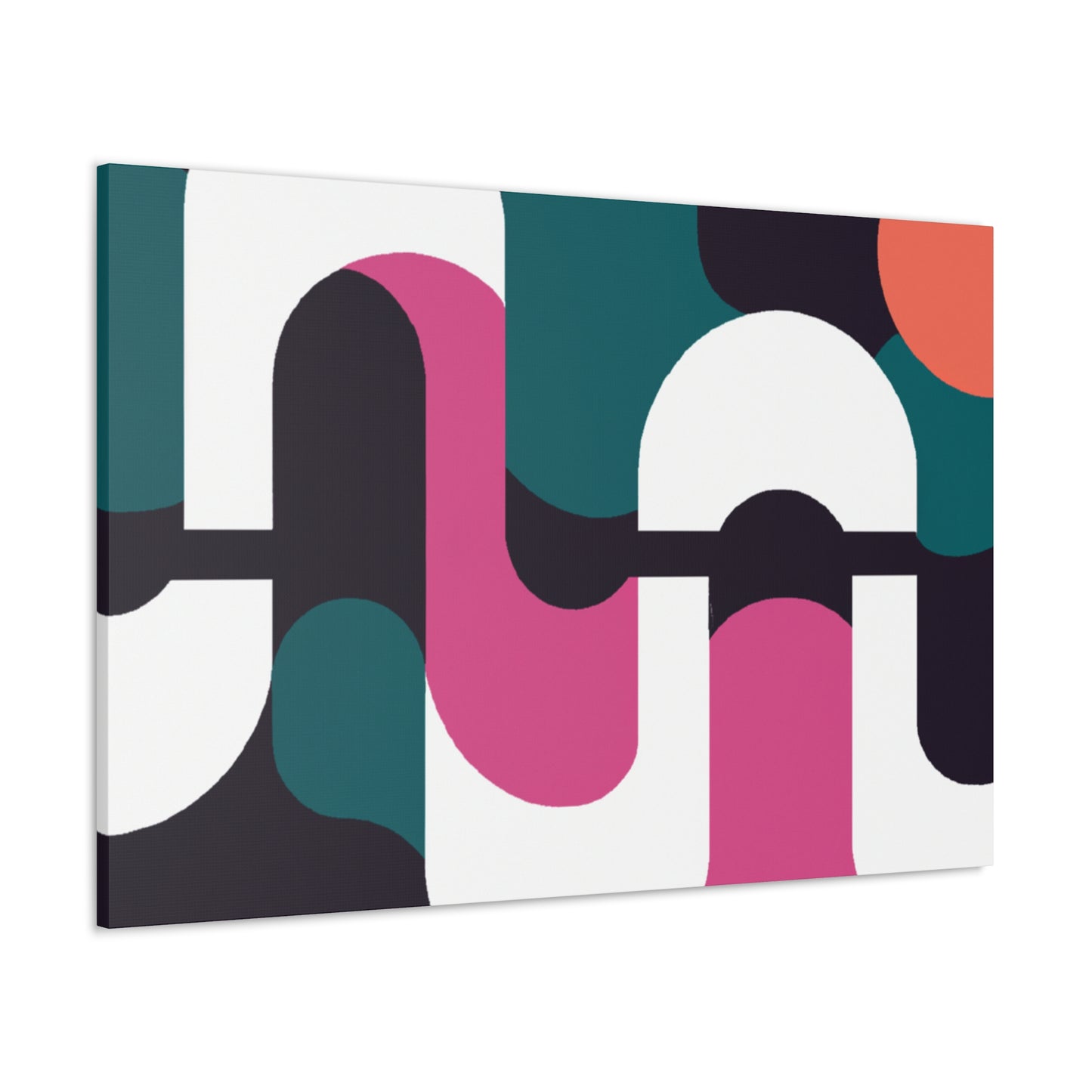 Dashing Squares - Midcentury - Canvas