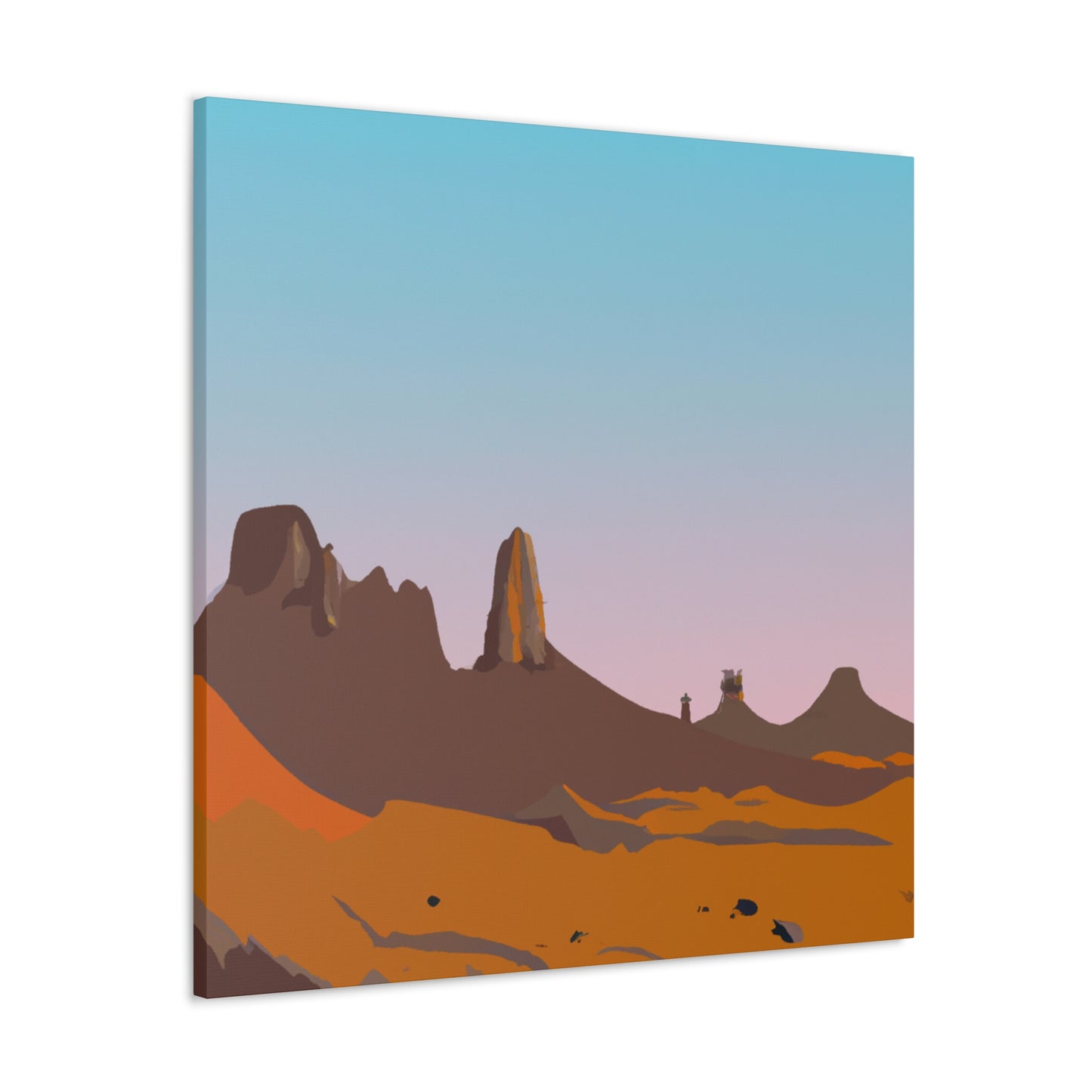 Sahara Oasis - Landscape - Canvas