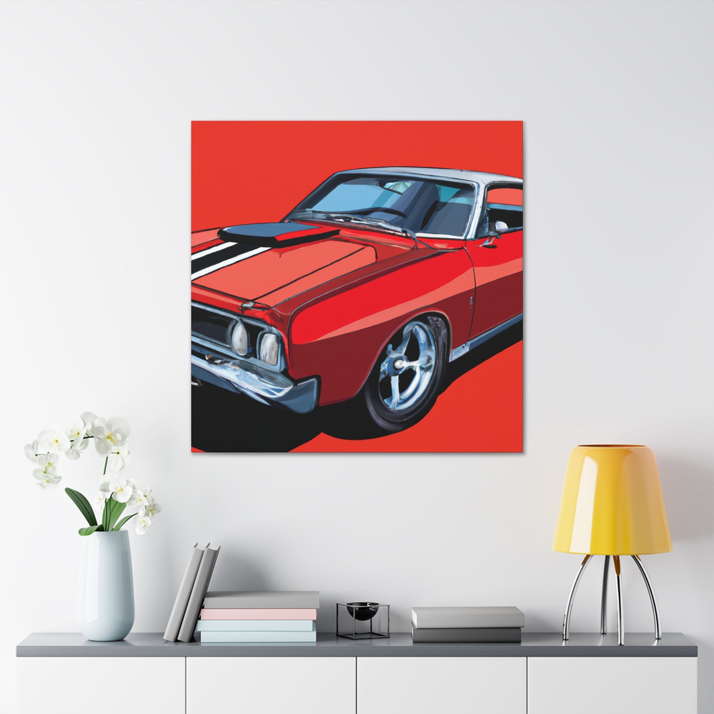 Steel Streak - Automobile - Canvas