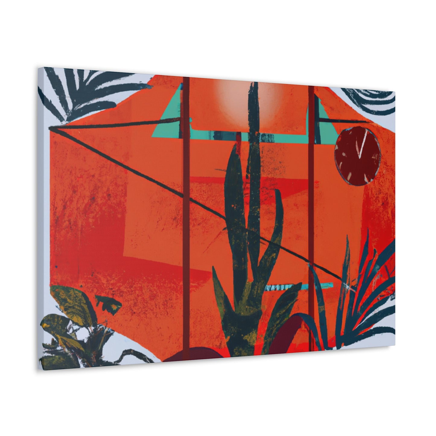 Dreamscape Vista- Midcentury - Canvas