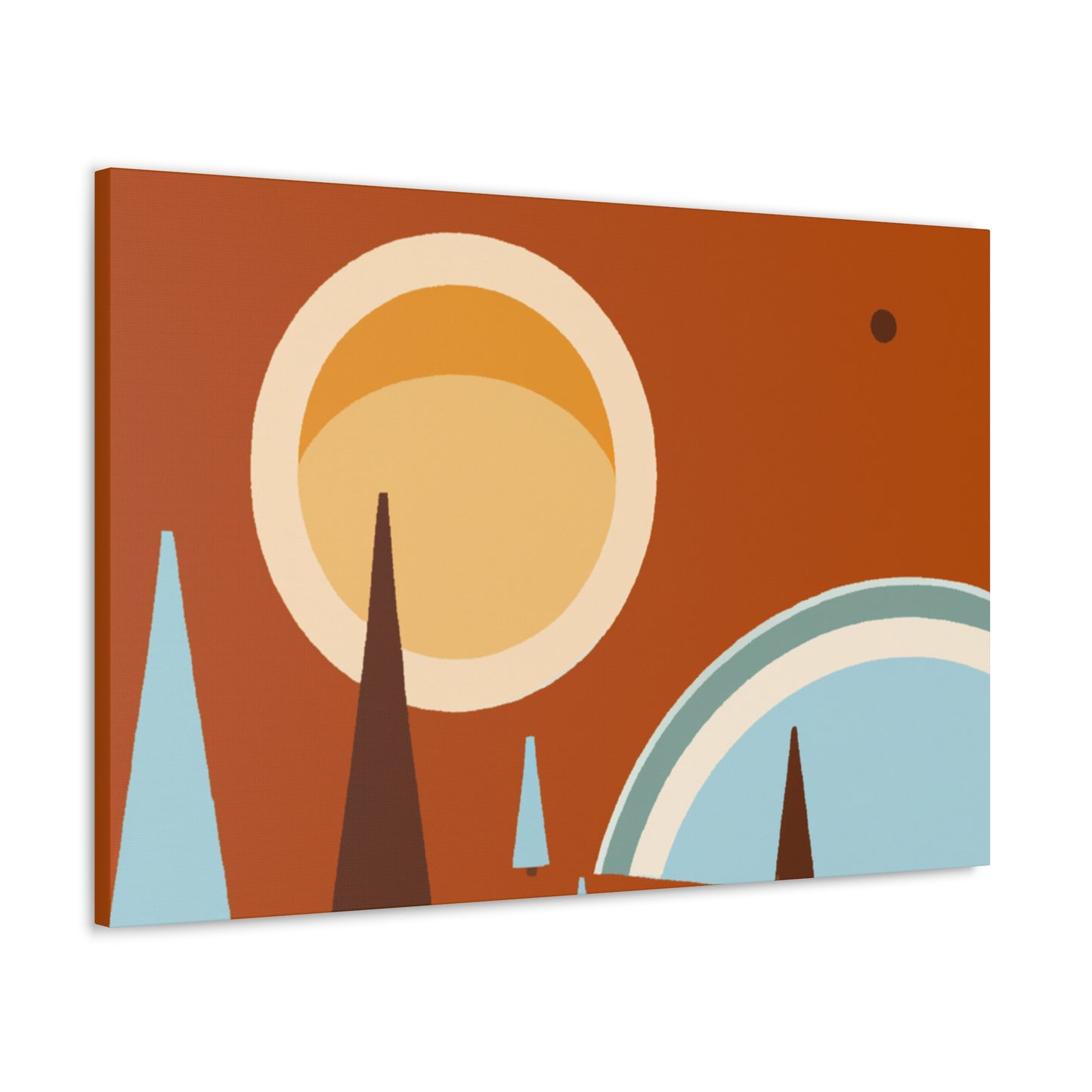Peaceful Momento - Midcentury - Canvas