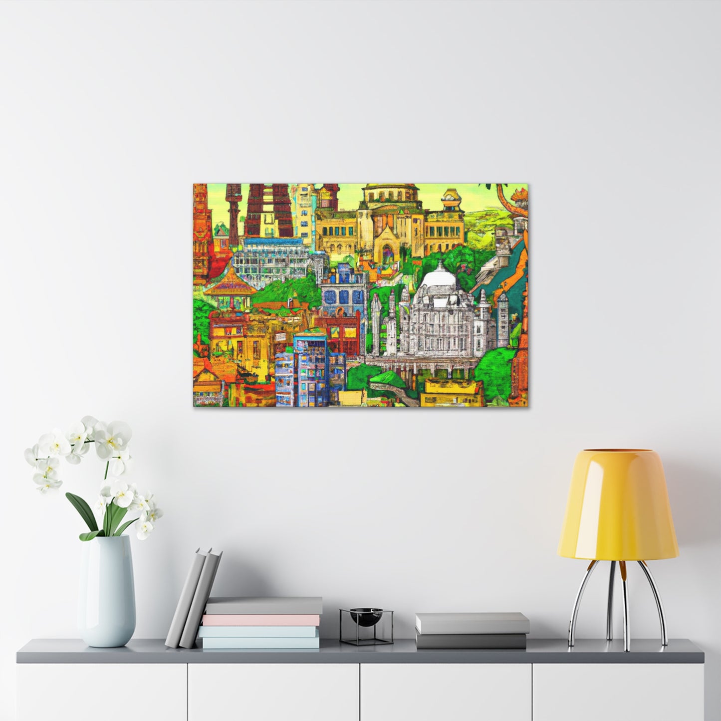 New Delhi - Destination India - Canvas