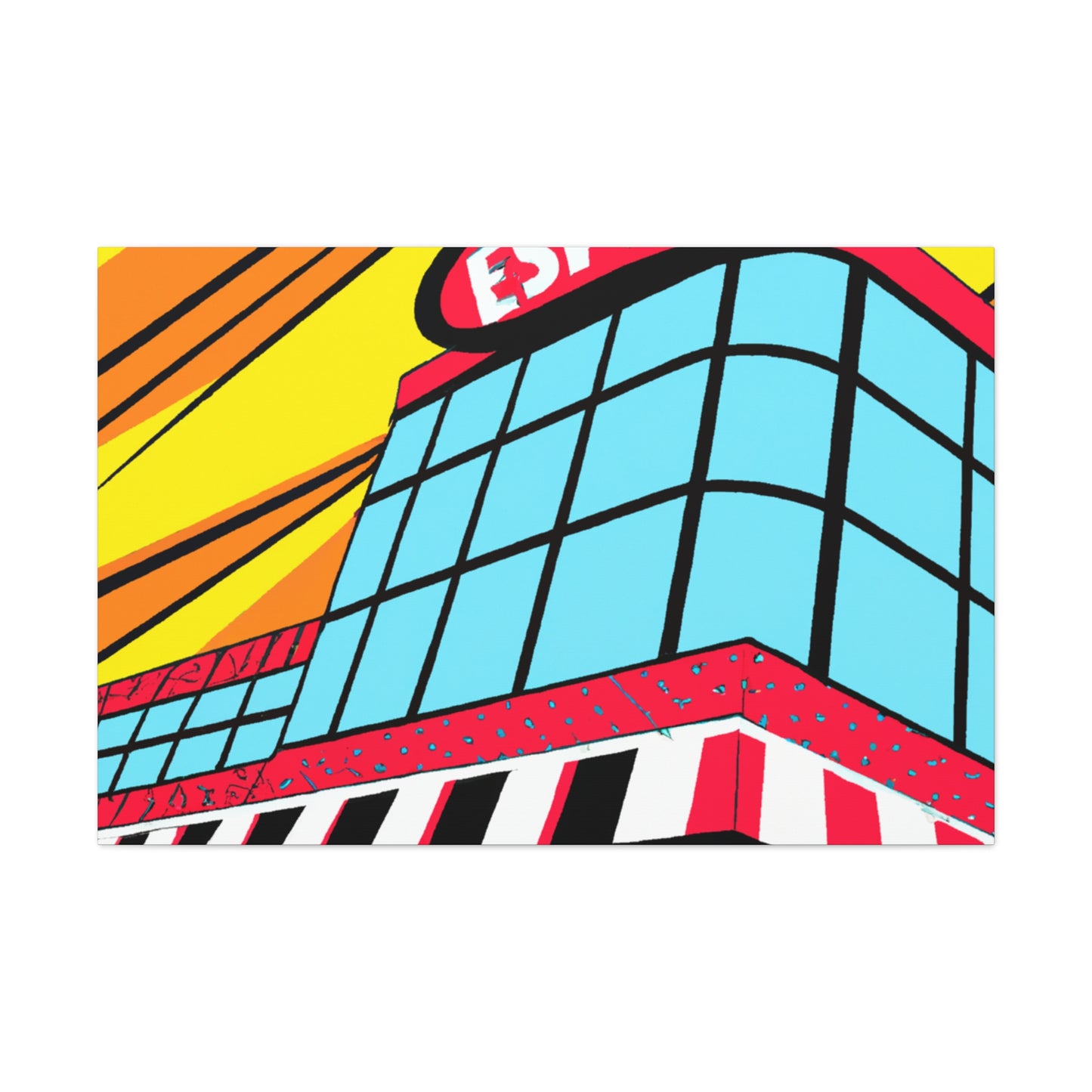 'Twist & Record Studio' - Canvas - Pop Art