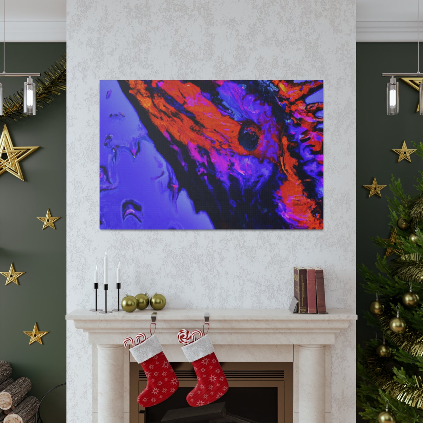 Bottle-tailed Hummingbird. - Canvas - Wildlife