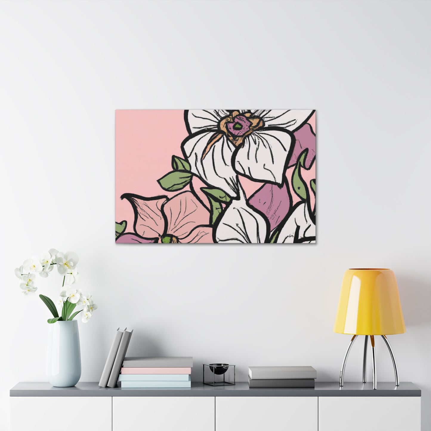 Blossomella - Floral - Canvas