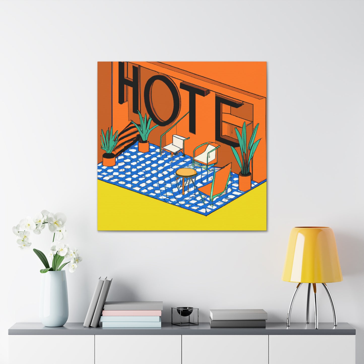 Abstract Radiance - Midcentury - Canvas
