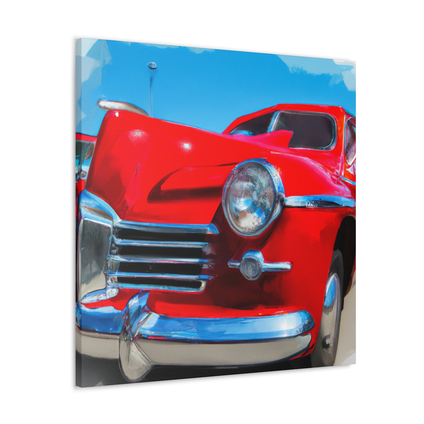 "Red Devil" - Automobile Canvas