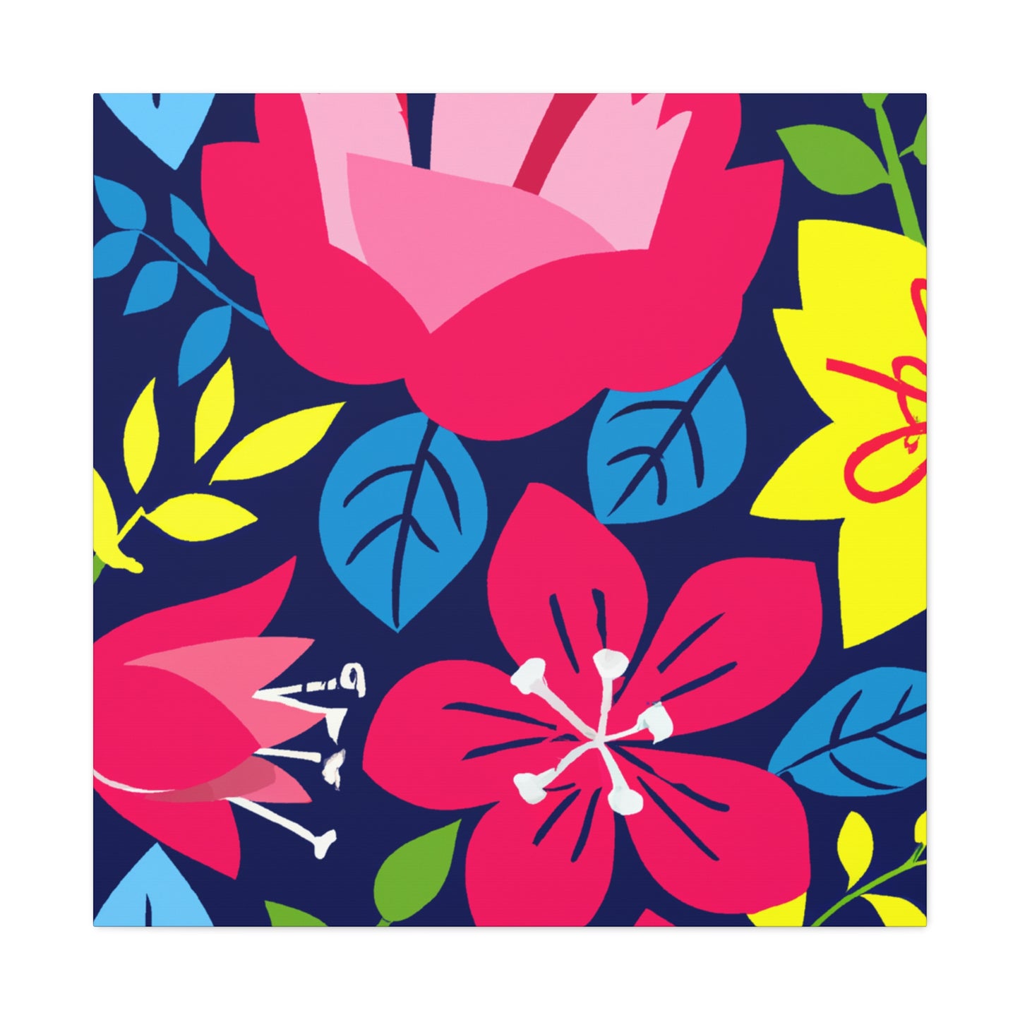 Blossomran - Floral - Canvas
