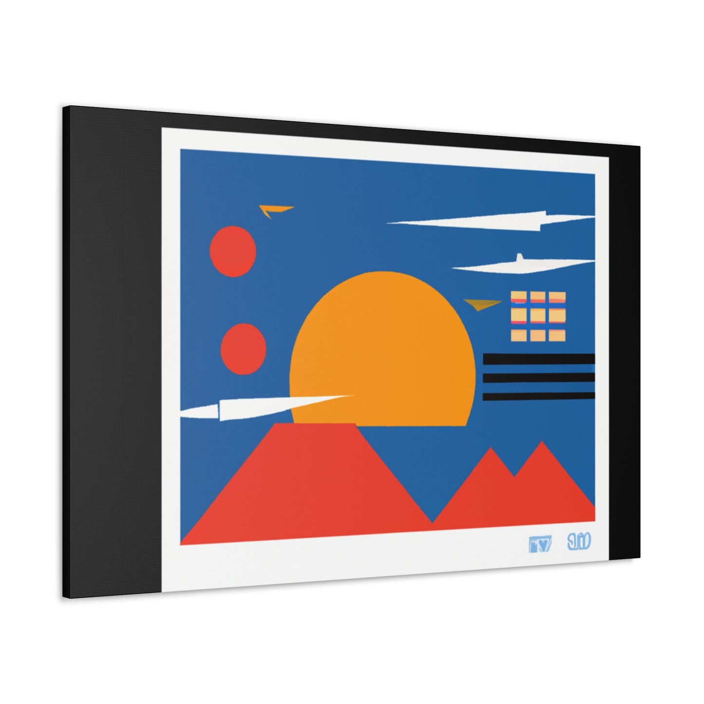 Fur-Mastodon - Midcentury Canvas