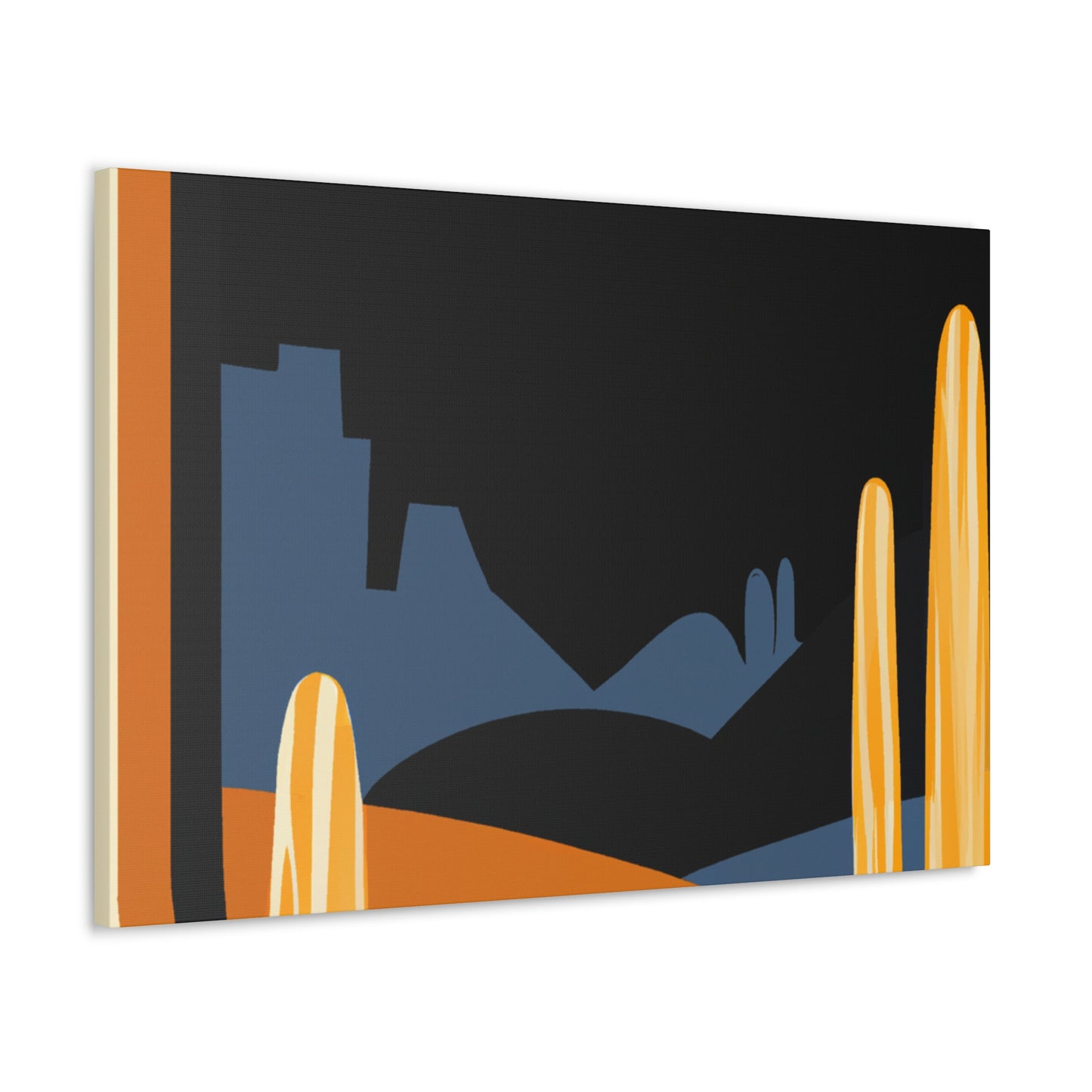 Minty Joyride - Midcentury - Canvas