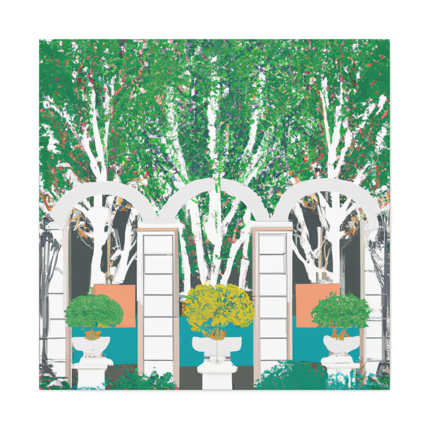 Magnolia Gardens - Landscape - Canvas