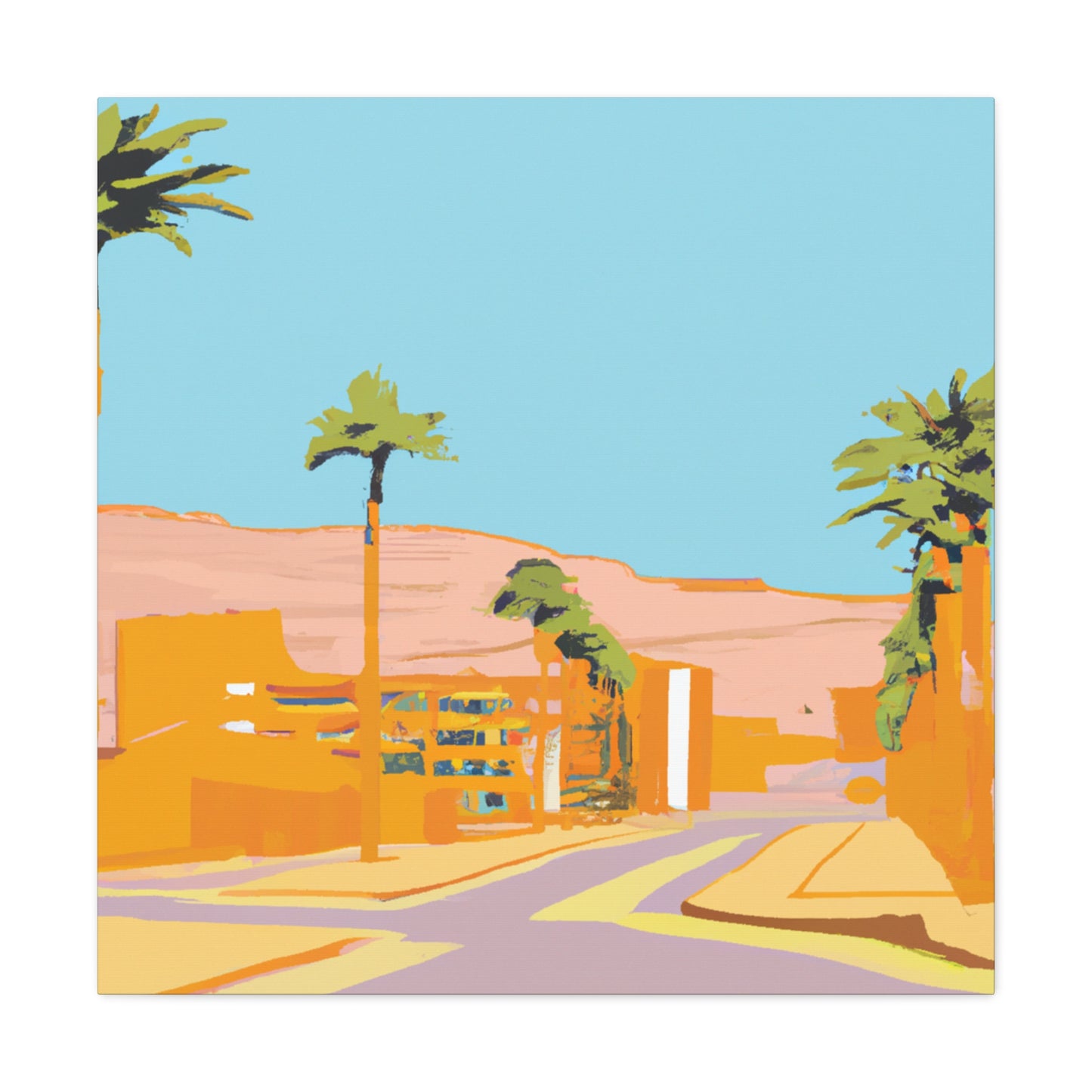 Desert Mirage - Architectural - Canvas