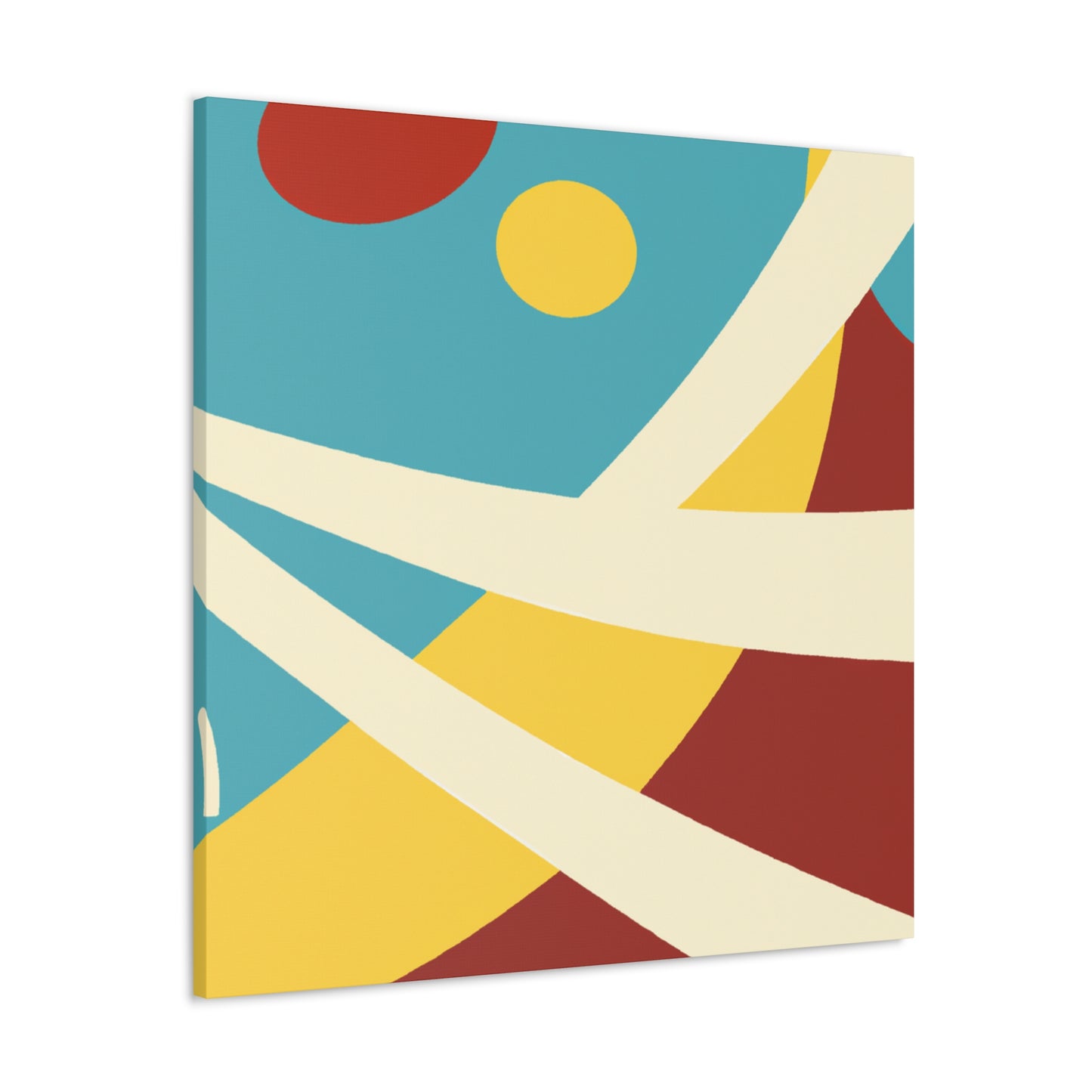 Sunburst Glory - Midcentury - Canvas