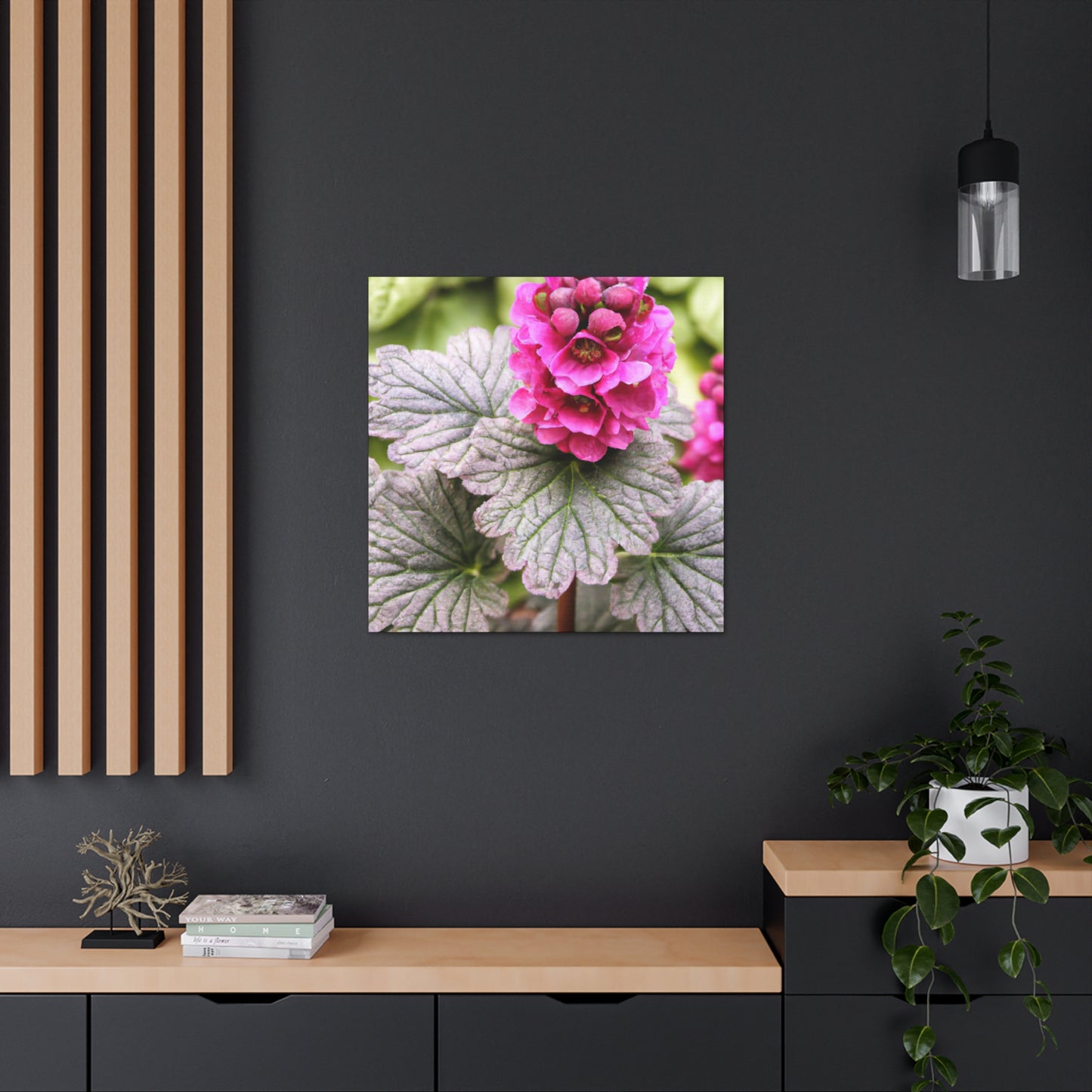"Garden Fountain Fantasia" - Canvas - Floral
