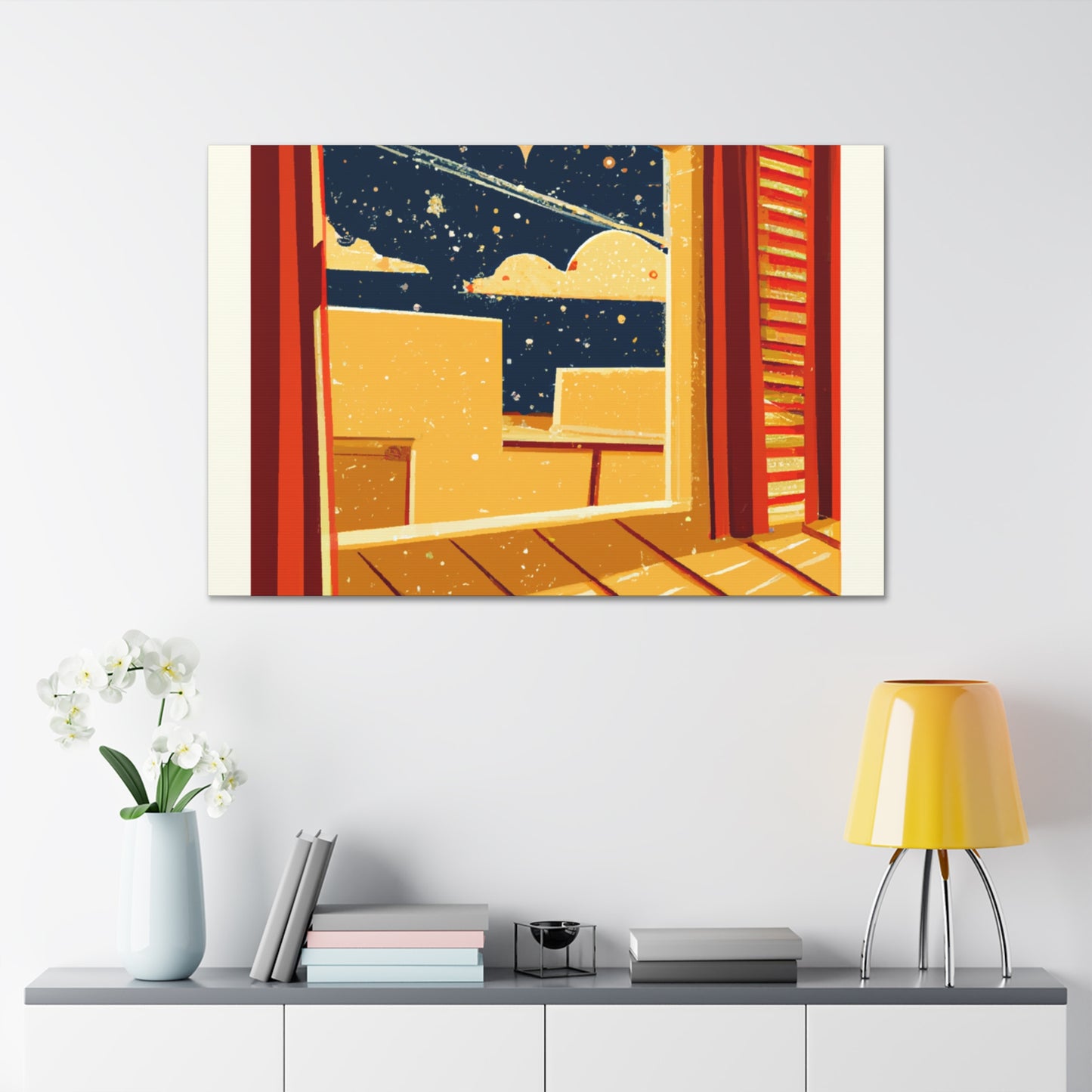Shudder - Midcentury Canvas