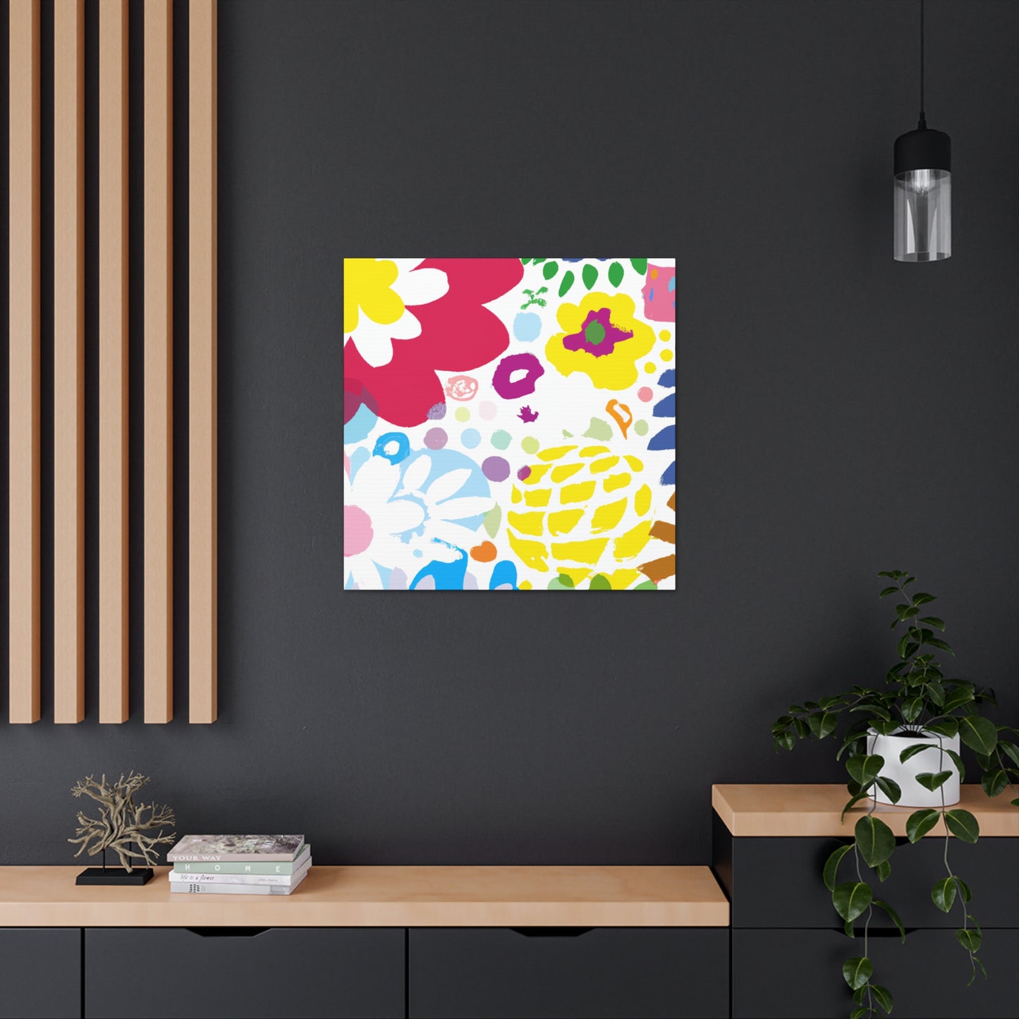 "The Blooming Garden of Glory" - Floral Canvas