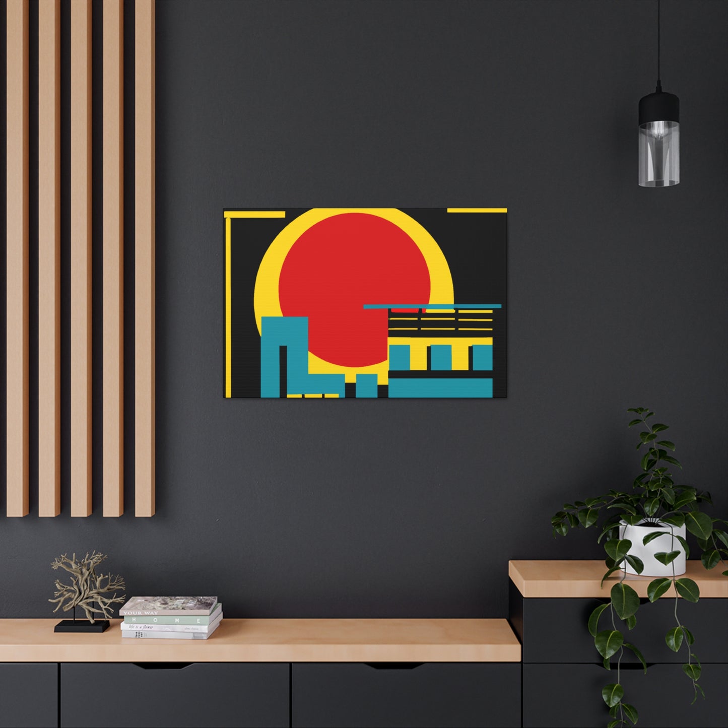Fireywaddle. - Midcentury Canvas