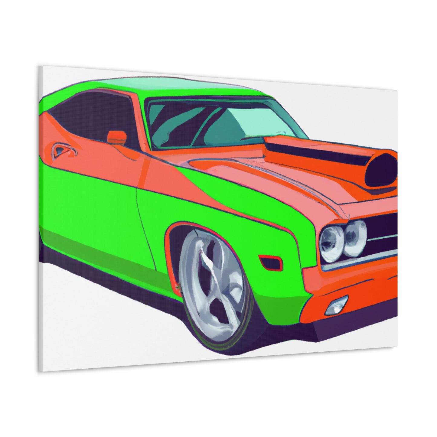 The Road Devil - Automobile - Canvas