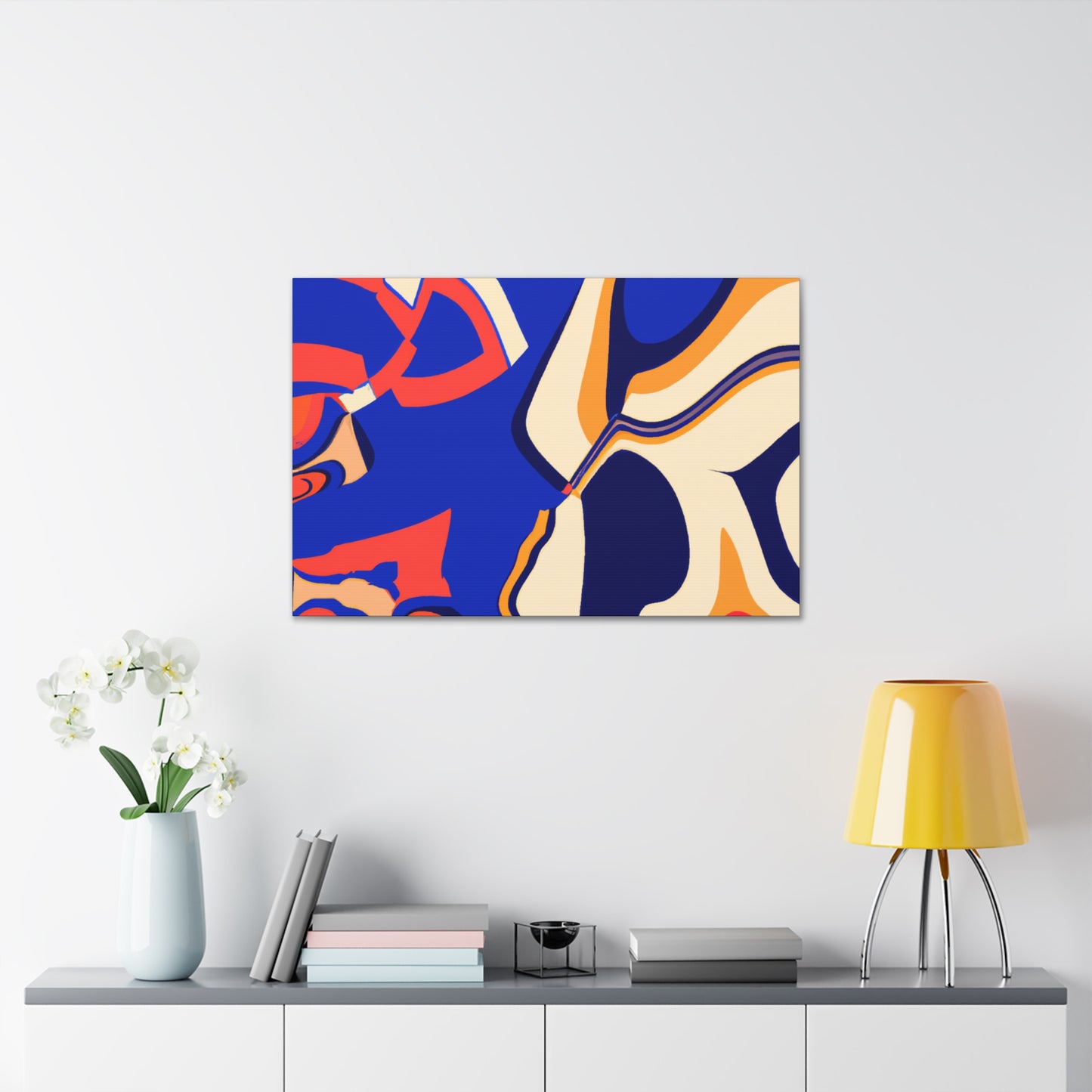 Aqua-Glow - Abstract - Canvas