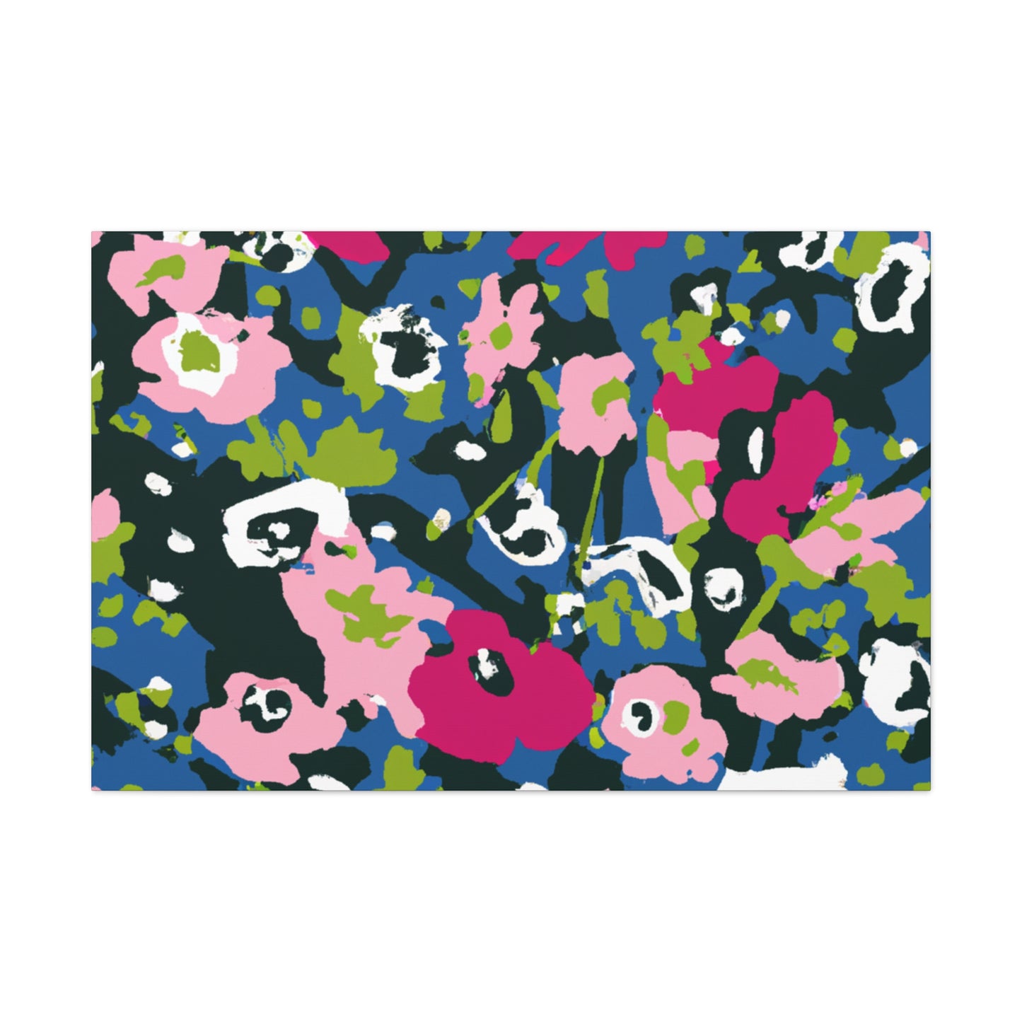 The Floral Frenzy: a game in which players race to collect the most colorful and fragrant flowers in a garden and arrange them in a beautiful bouquet. The player who collects the most flowers and arranges them most creatively wins the game - Canvas